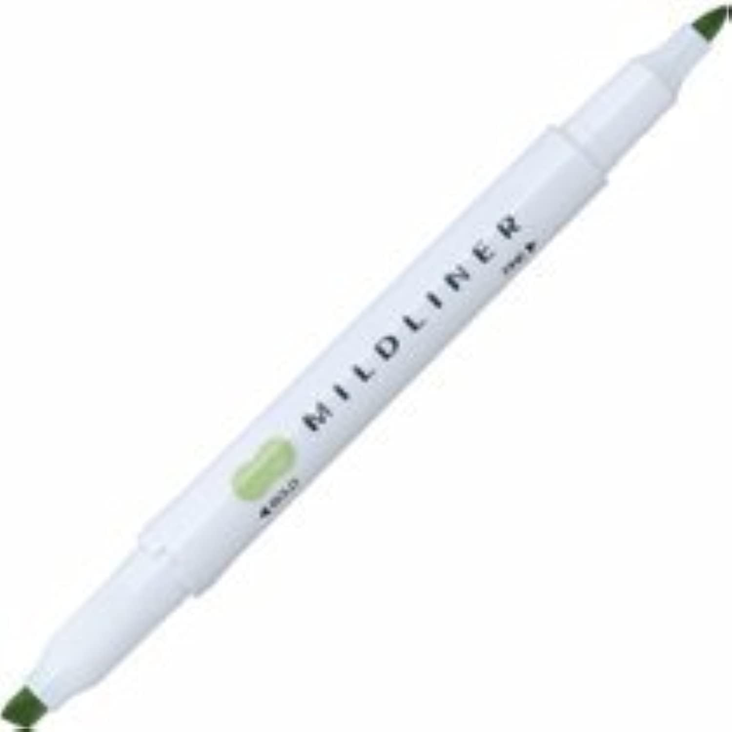 Zebra Double-Sided Mildliner, Green image number 4