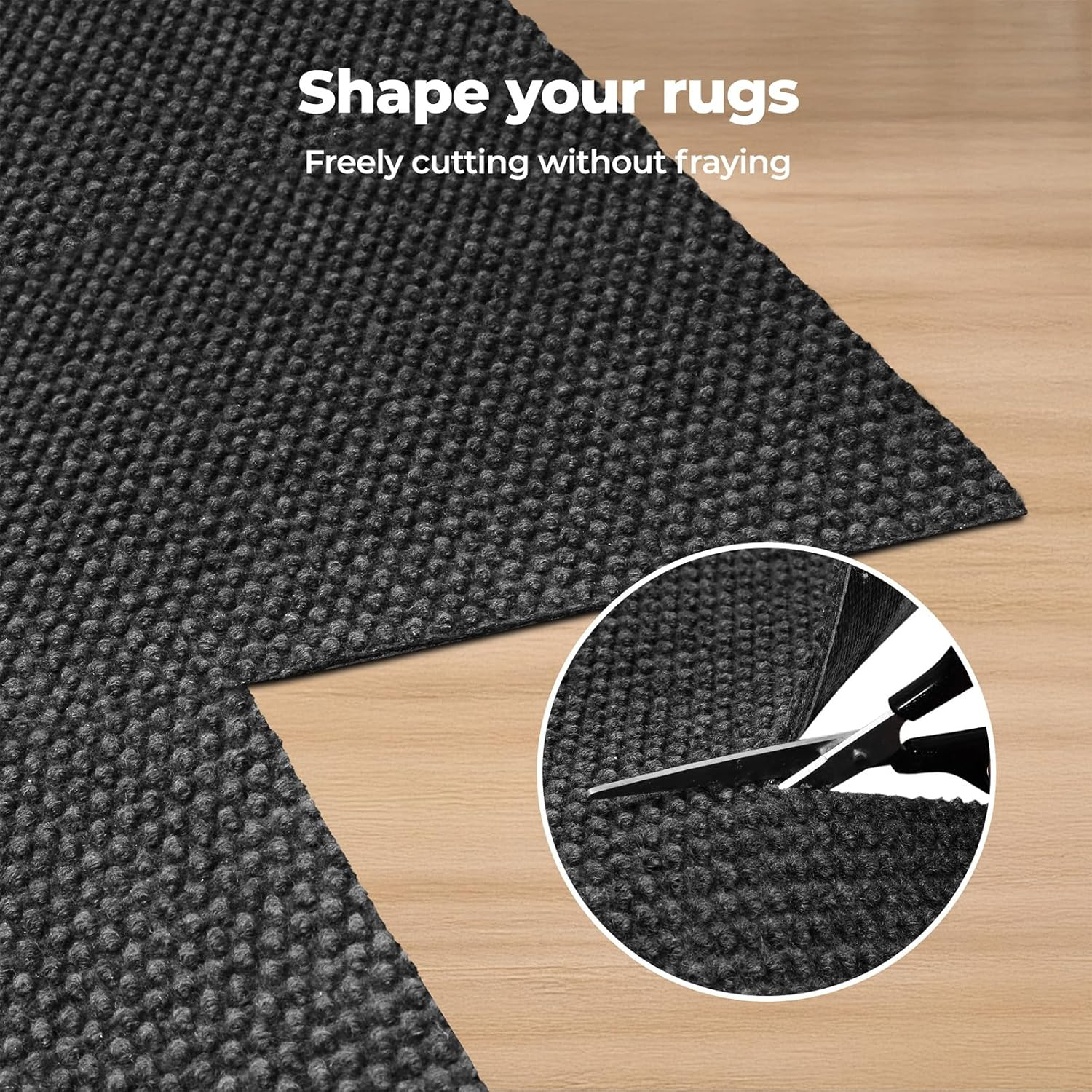 Marlow Front Door Mat, Heavy Duty Non-Slip for Entrance, Entryway Mats for Shoe Scraper, Dirt Resist Welcome Door Mats, Hallway Runner Rug, for Indoor&Outdoor Home High Traffic Area, 90Cmx305Cm, Grey