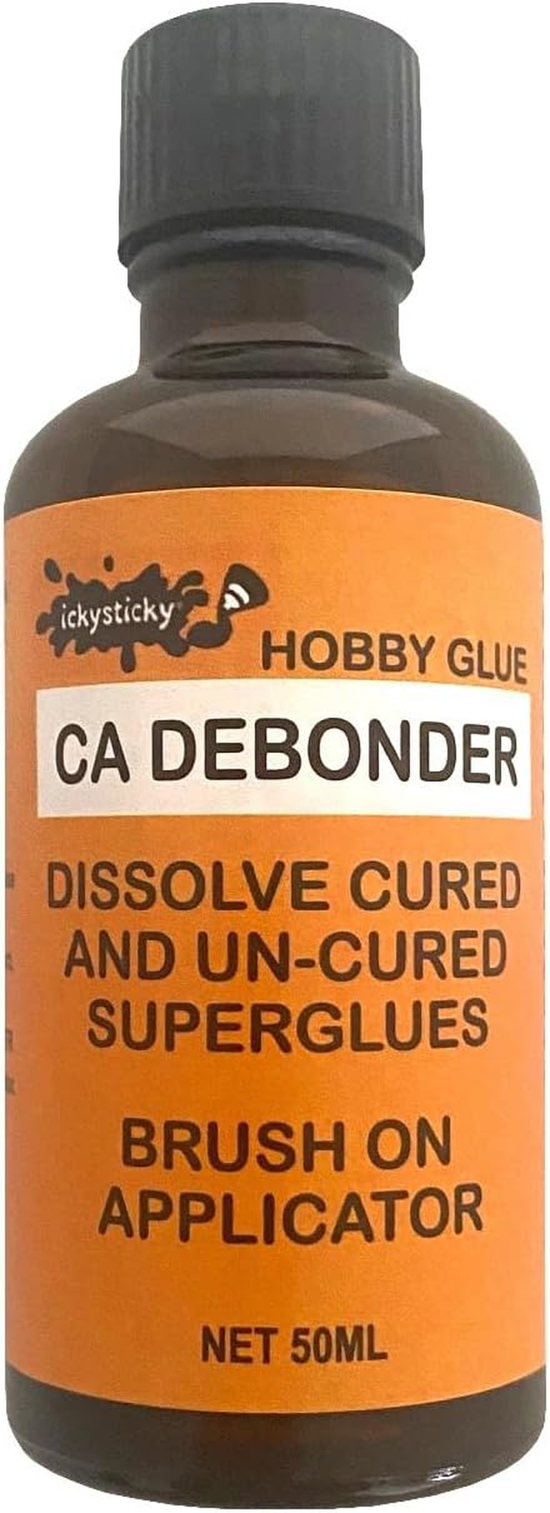 Ickysticky Hobby Glues CA Debonder 50 Ml Premium Superglue Wood, Craft, Metal, Plastic, Model Kits, DIY, Home, Office image number 1