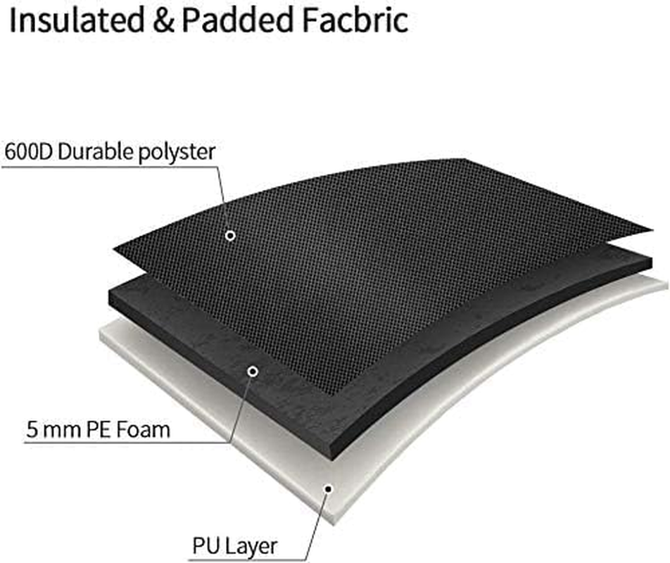 Golf Cooler Bag Holds 6 Cans or 2 Wine Bottles - Insulated Leakproof Soft Sided Beer Sleeve | Golf Accessories for Men | Portable Cooler for Golfcart, Bag & on Course