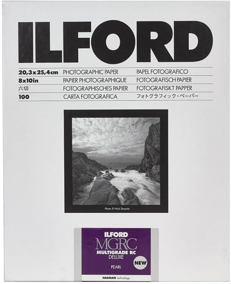 Ilford Multigrade Deluxe Pearl 20.3Cm X 25.4Cm 100 Sheets MGRCDL44M