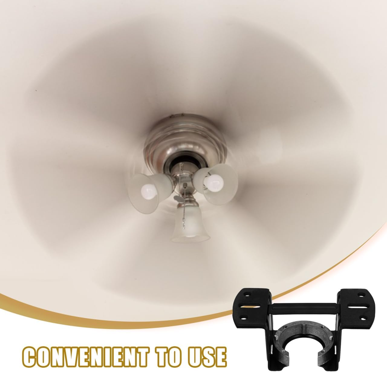 PRETYZOOM 1 Set Ceiling Fan Mounting Bracket with Install Hardware, Universal Ceiling Mounting Bracket for Bedroom, Living Room image number 2