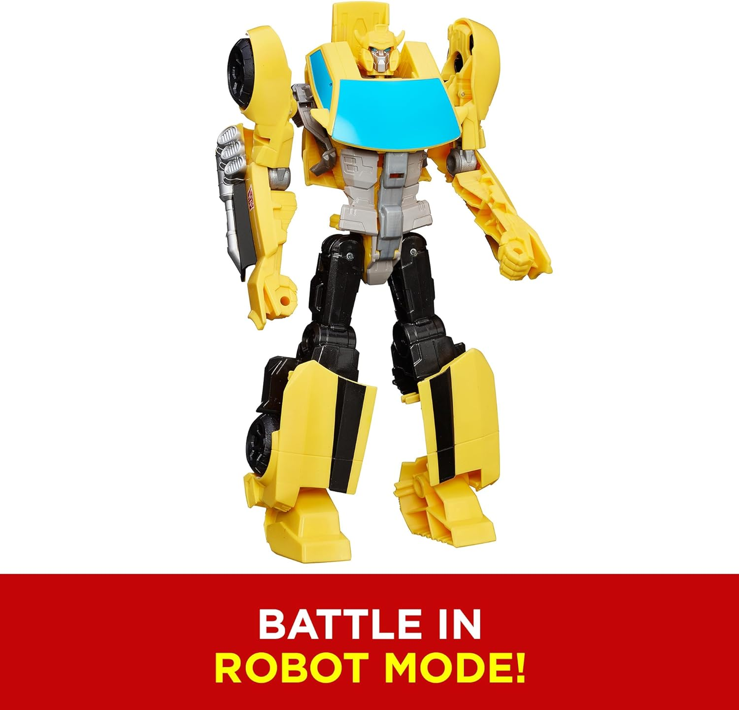 Transformers Toys Heroic Bumblebee Action Figure - Timeless Large-Scale Figure, Changes into Yellow Toy Car, 11" (Amazon Exclusive) image number 3