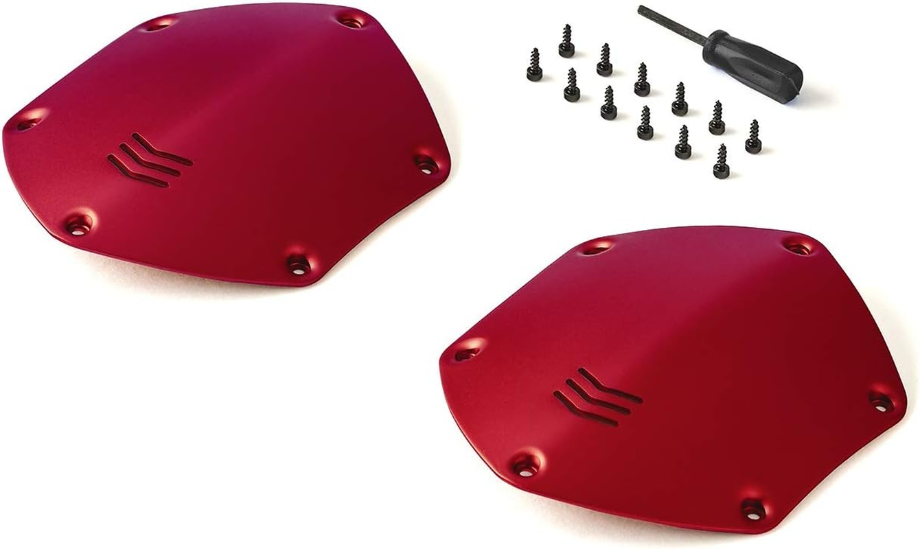 V-Moda M-200 Custom Shield Kit (2 Shields) - Adults (DJ) - Unisex - Headphone Accessory - Customization Kit - Laser Red