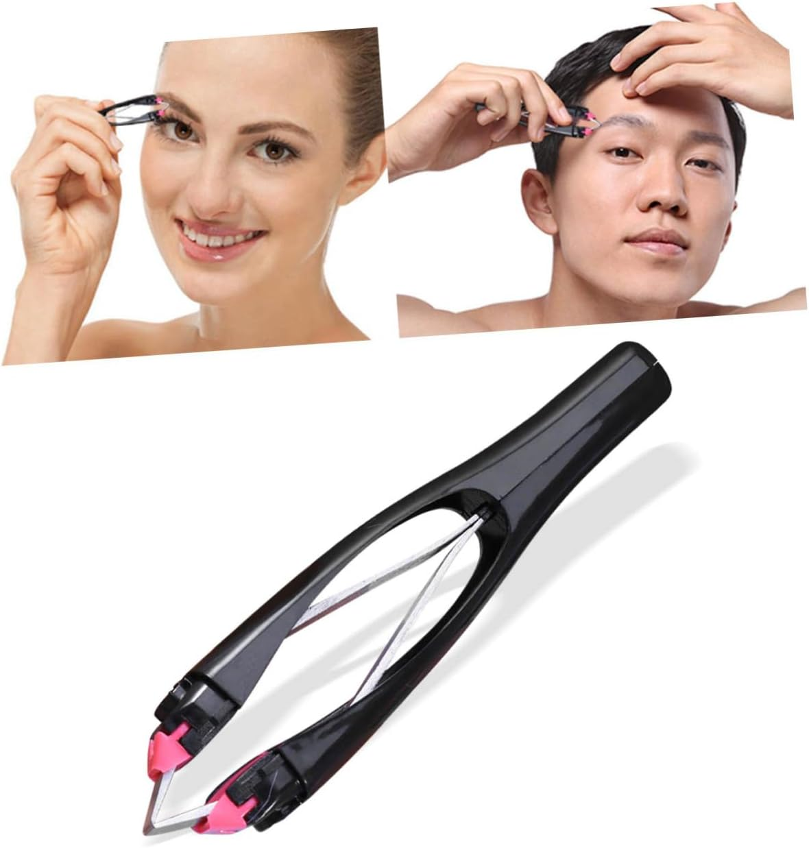 Bujo Tweezers 3Pcs Eyebrow Tweezers Precision Eyelash Curlers Lash Tweezers Automatic Eyebrow Retractable Tweezers Retractable Eyebrow Tweezer Hair Tweezers Eyebrow Tweezer Kit image number 2