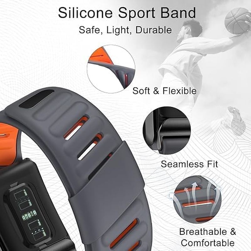 Silicone Band for Whoop 5.0, Replacement Wristband for Whoop Band 5.0 - Comfort Adjustable Silicone Band, Durable Waterproof Sport Strap, Secure Fit for Fitness & Workouts image number 2
