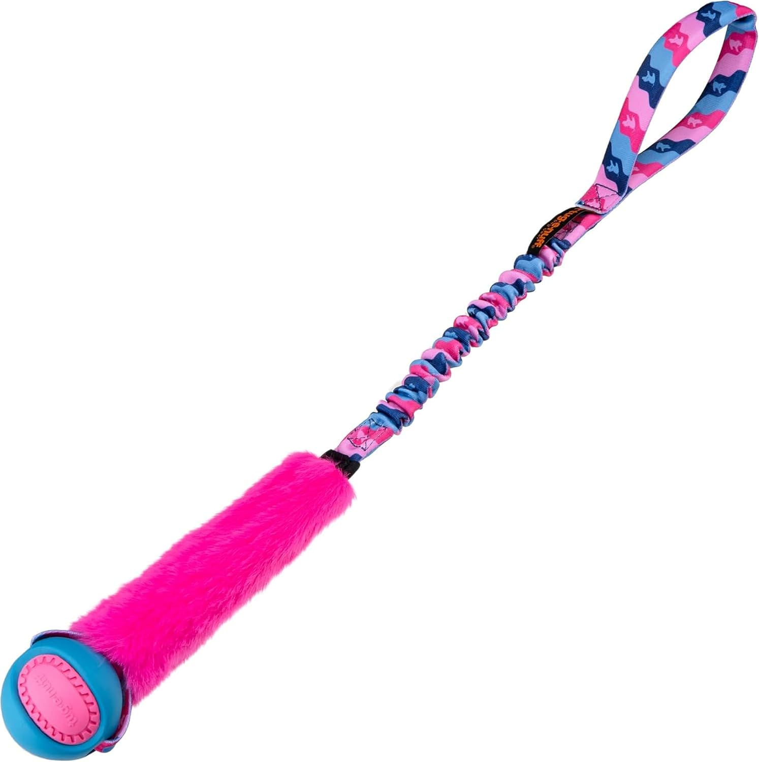 Tug-E-Nuff - Fauxtastic Powerball Bungee | Durable Bungee Tug Toy for Dogs | Ideal for Interactive Dog Training and Dogs of All Ages | Made of Durable Faux Fur | 63Cm (25 Inches) in Length