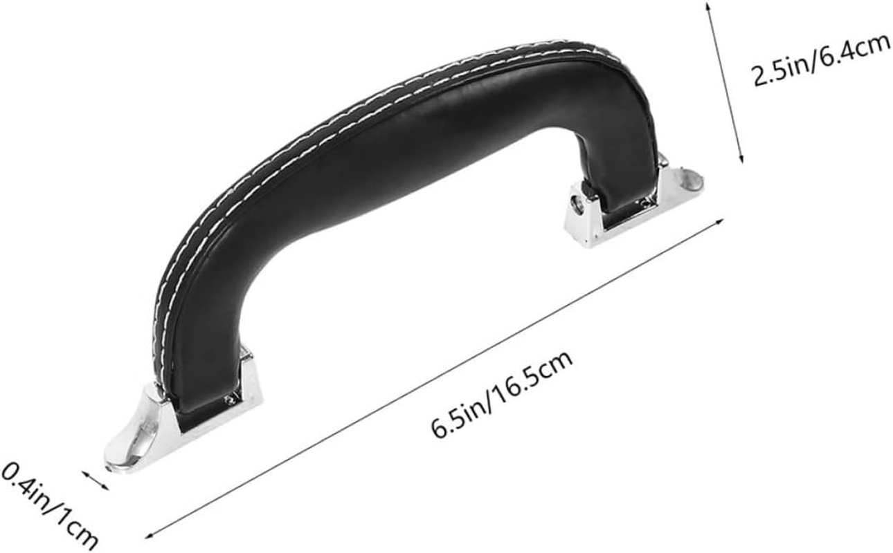 WATIIFUFU 2Pcs Leather Replacement Handles for Luggage Suitcase Travel Bags Toolboxes Carry Grips with Design for Easy Installation and Versatile Use image number 3