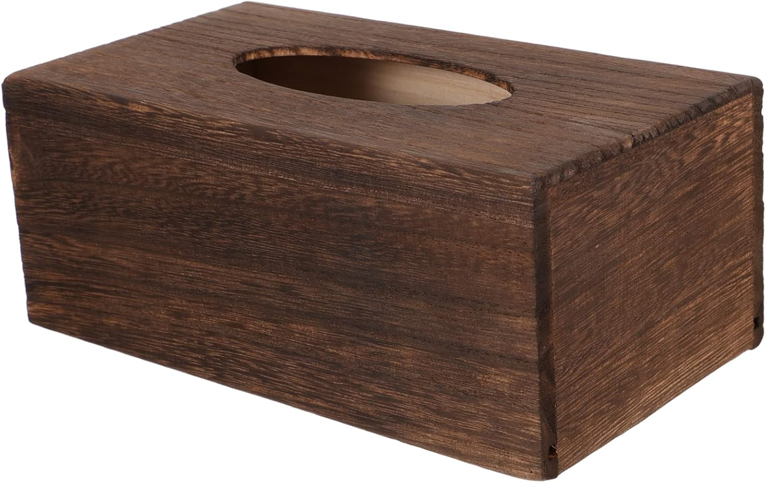 Alipis Elegant Fir Wood Tissue Box Napkin Storage Creative Decor for Living Room Tissue Box Holder image number 1