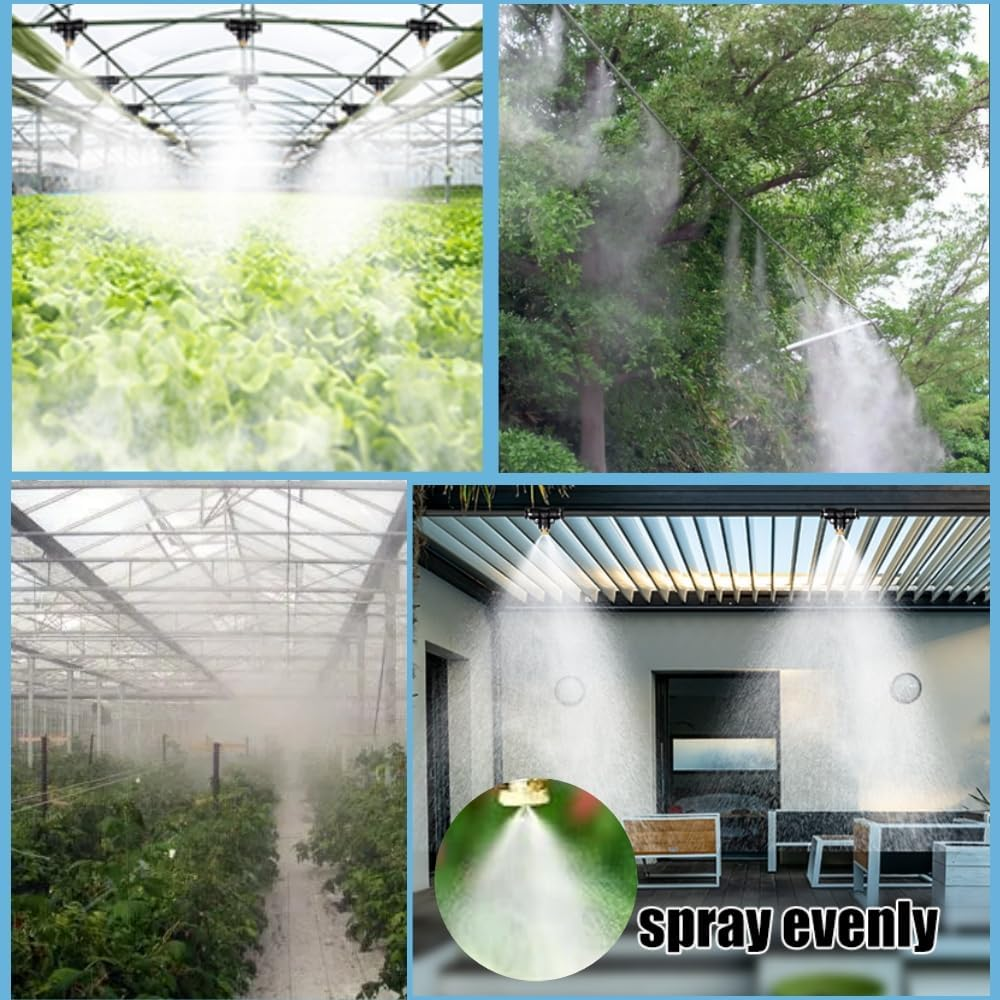 2Pcs Misting System Filter 100 Mesh Calcium Inhibitor Filter for 1/4 Tubing Quick Connect,Misting System Filter for Outdoor Cooling System Patio Outdoor Misting System,Prevent Blockage image number 6