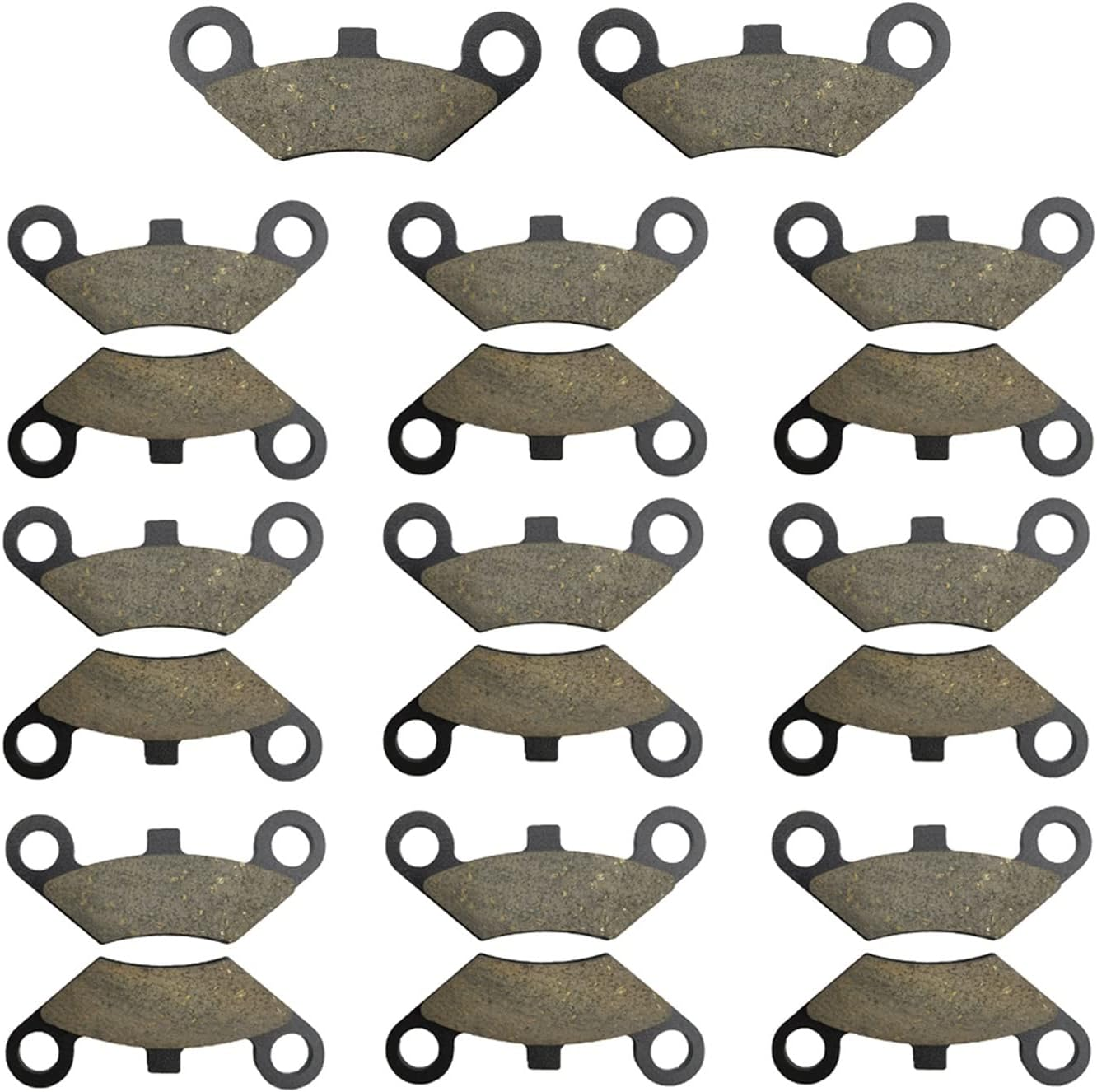 Motorcycle for CFMOTO for CF Moto CF500 500CC CF188 CF600 600CC CF196 X5 X6 X8 ATV UTV 10 Pcs Front Brake Pads Accessories Braking (Color : 10 PCS) image number 2