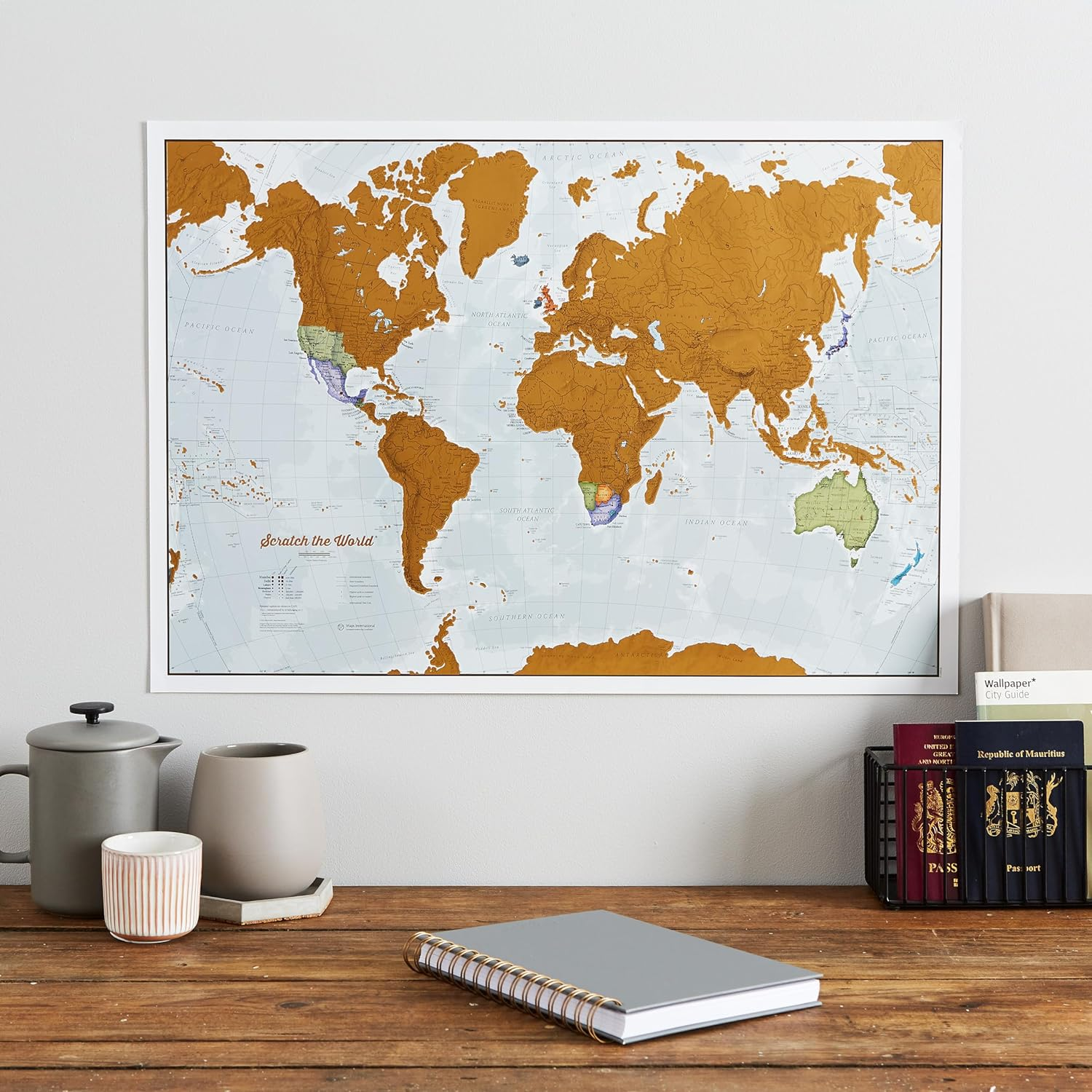 Scratch the World&reg; Travel Map - Scratch off World Map Poster - A2-59 X 42 Cm - Maps International - 50 Years + of Map Making image number 5
