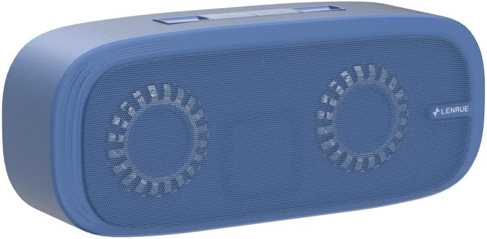 LENRUE Bluetooth Speaker, Wireless Portable Speaker with Loud Stereo Sound, Rich Bass, 12-Hour Playtime, Built-In Mic. Perfect for Iphone, Samsung and More (Blue) - Red image number 7
