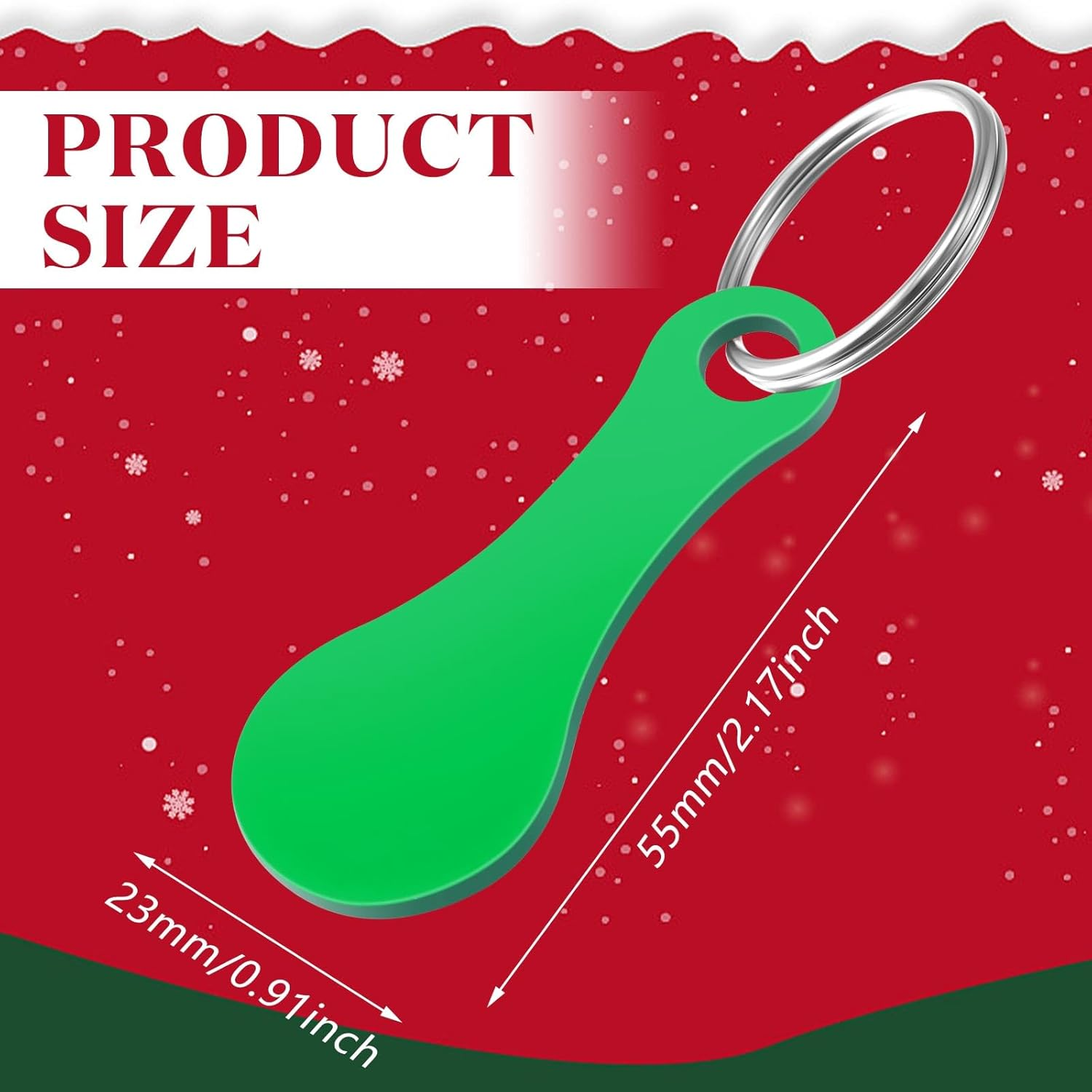 Shimeyao 4 Pcs Portable Aluminum Alloy Key Ring Shopping Cart Trolley Tokens Quarter Keychains Gift for Men Women Christmas - Black image number 5