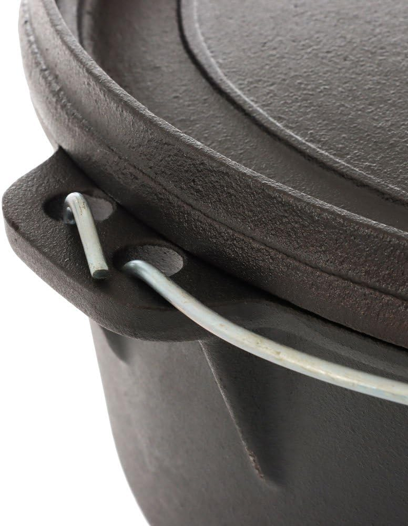 Campfire Pre-Seasoned Camp Dutch Oven, 12 Quart Capacity image number 5