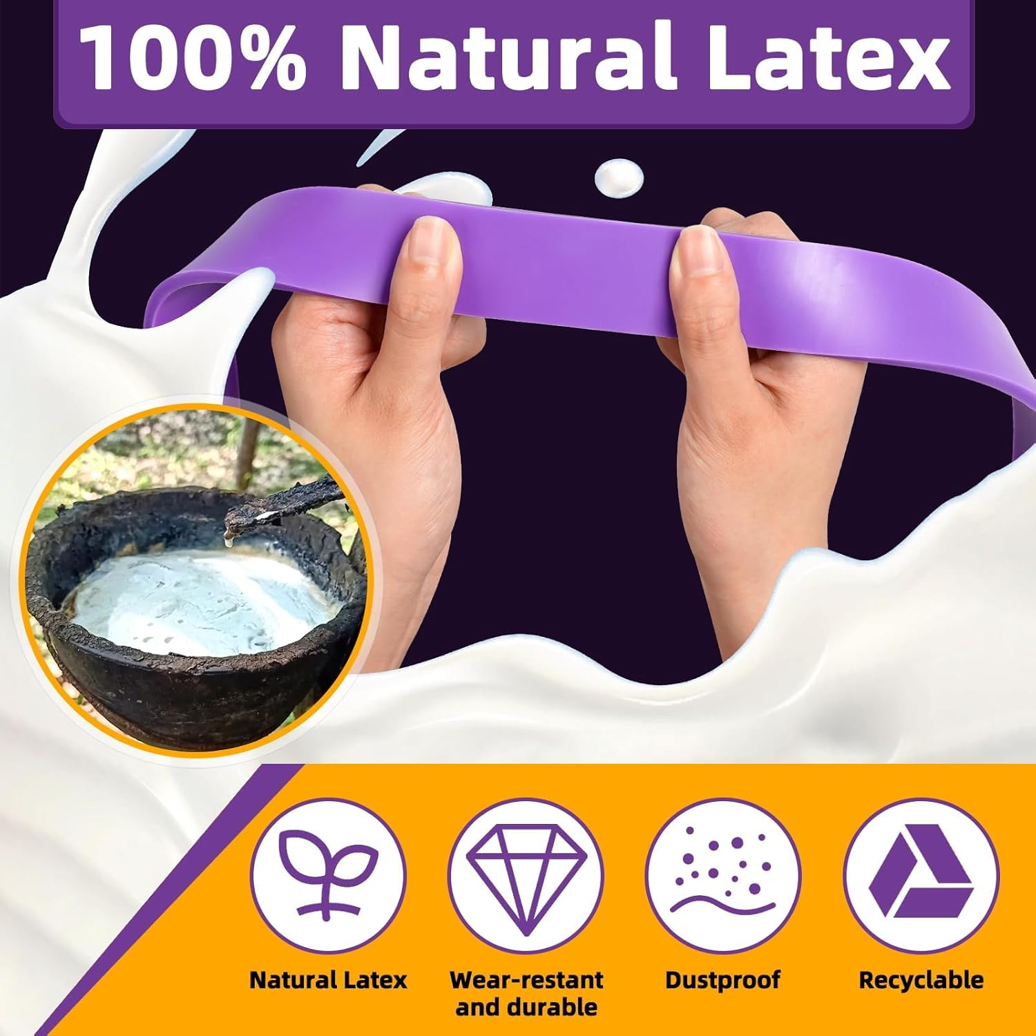 ZERIFAM Resistance Bands Set, 5 Pack Sports Exercise Band Strength Training with Door Anchor and Handles, Assist Straps for Pull Ups, Resistance Bands for Men Women, Workout Bands for Home or Gym image number 2