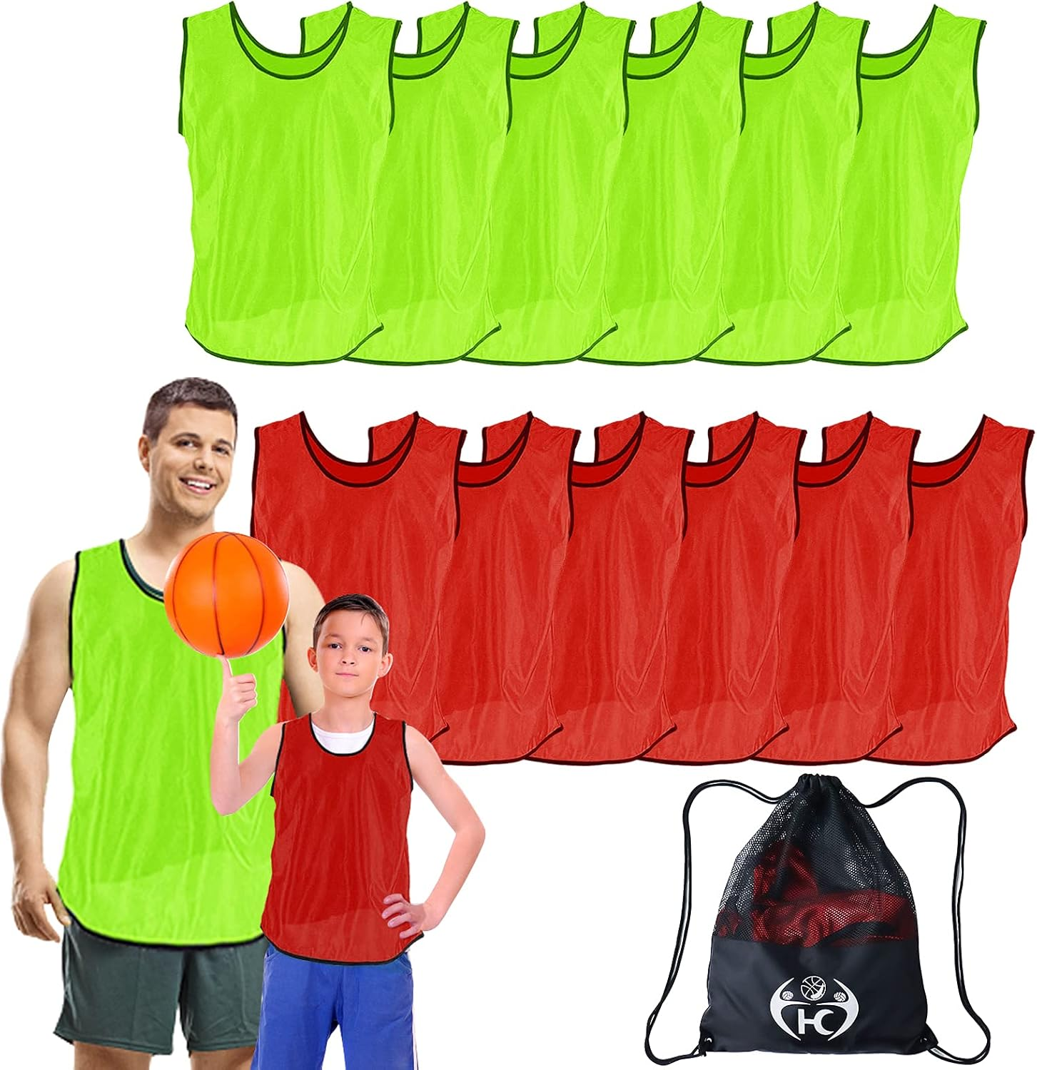 Perzomido Soccer Scrimmage Team Practice Jersey, Scrimmage Vests Team Pinnies Jerseys