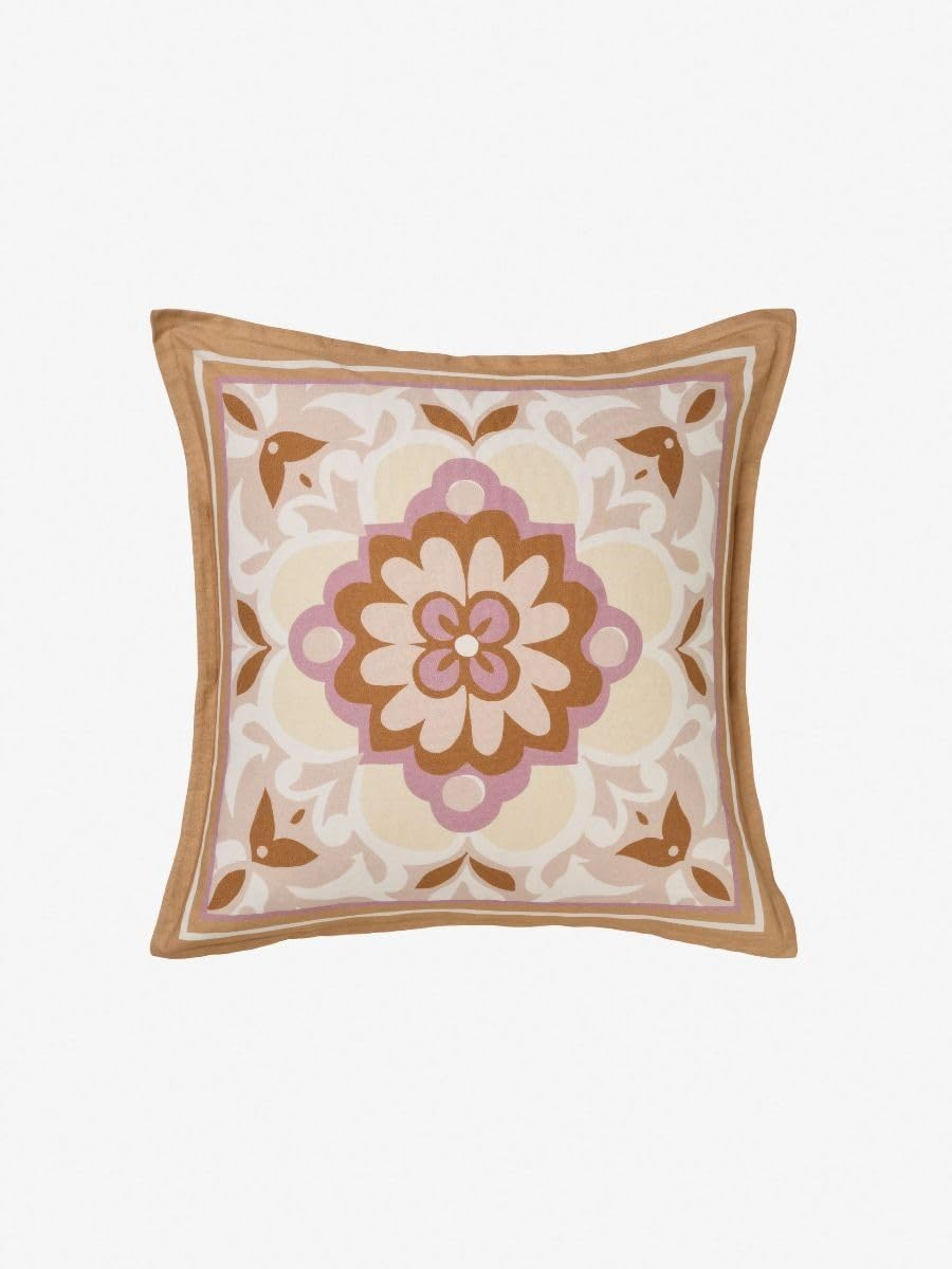 Linen House Classic Stripe European Pillowcase, Rose, 65 X 65 Cm Size