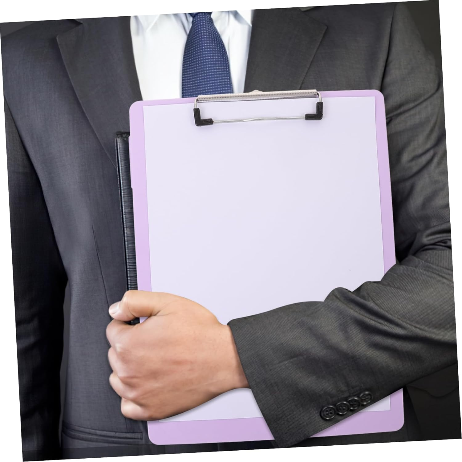 BUTIFULSIC Plastic File Storage Box Desk Accessories Photo Storage Boxes Card Holder image number 2