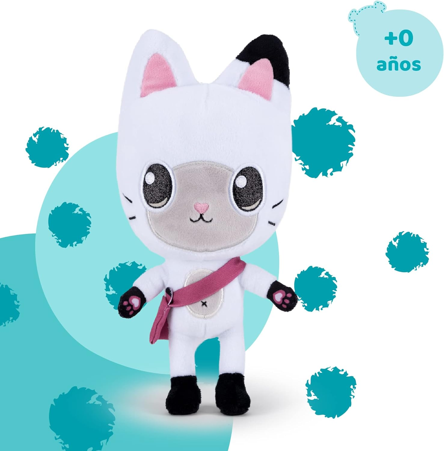 Famosa Softies - Pandy Paws Cartoon Series Gabby'S Dollhouse, 25 Cm, Cuddly, 100% Recycled Fibre, for Children of All Ages, Famous (760022355) image number 5