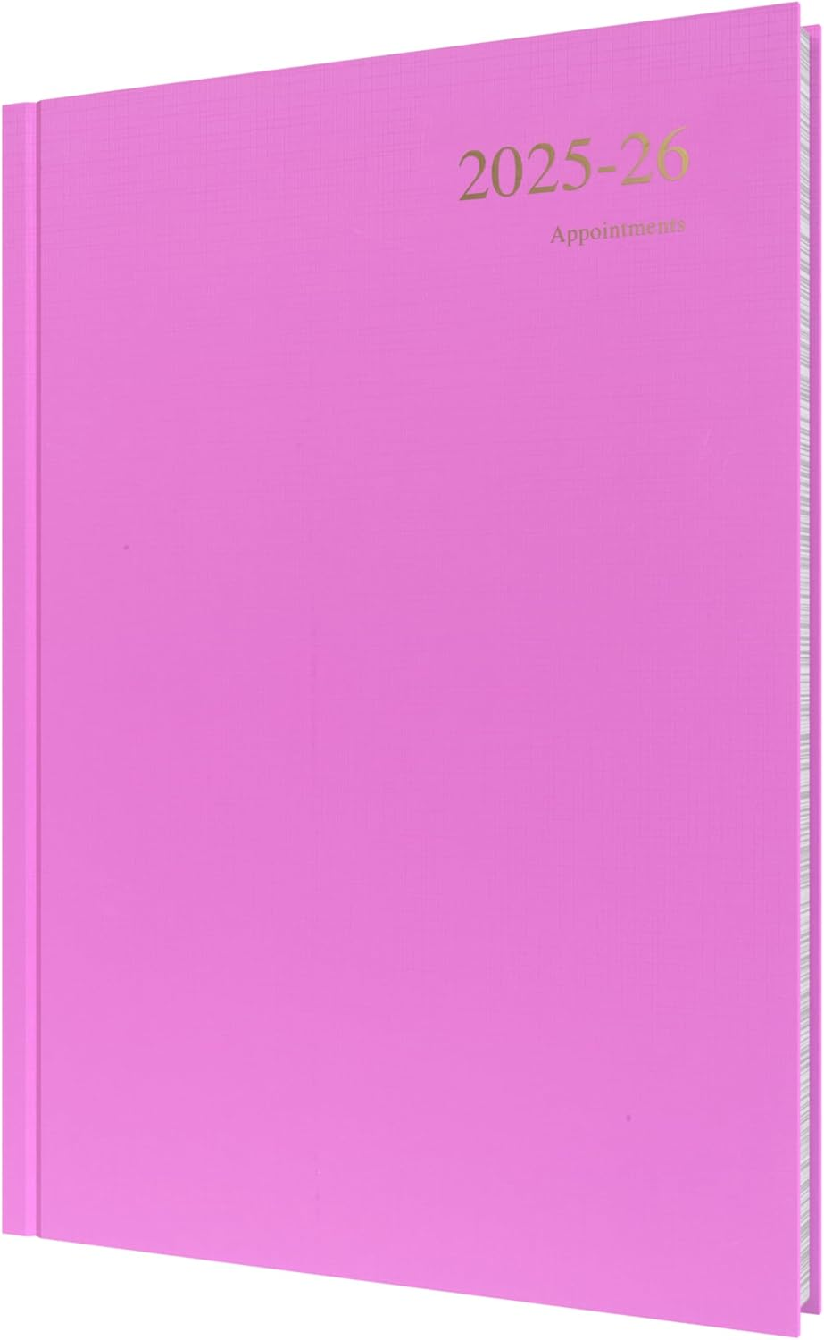 Collins 'Essentials' 12 Month Mid/Academic Year Planner, July 2025-July 2026 Day-To-Page Appointments Diary, A4 Hard Cover, Pink