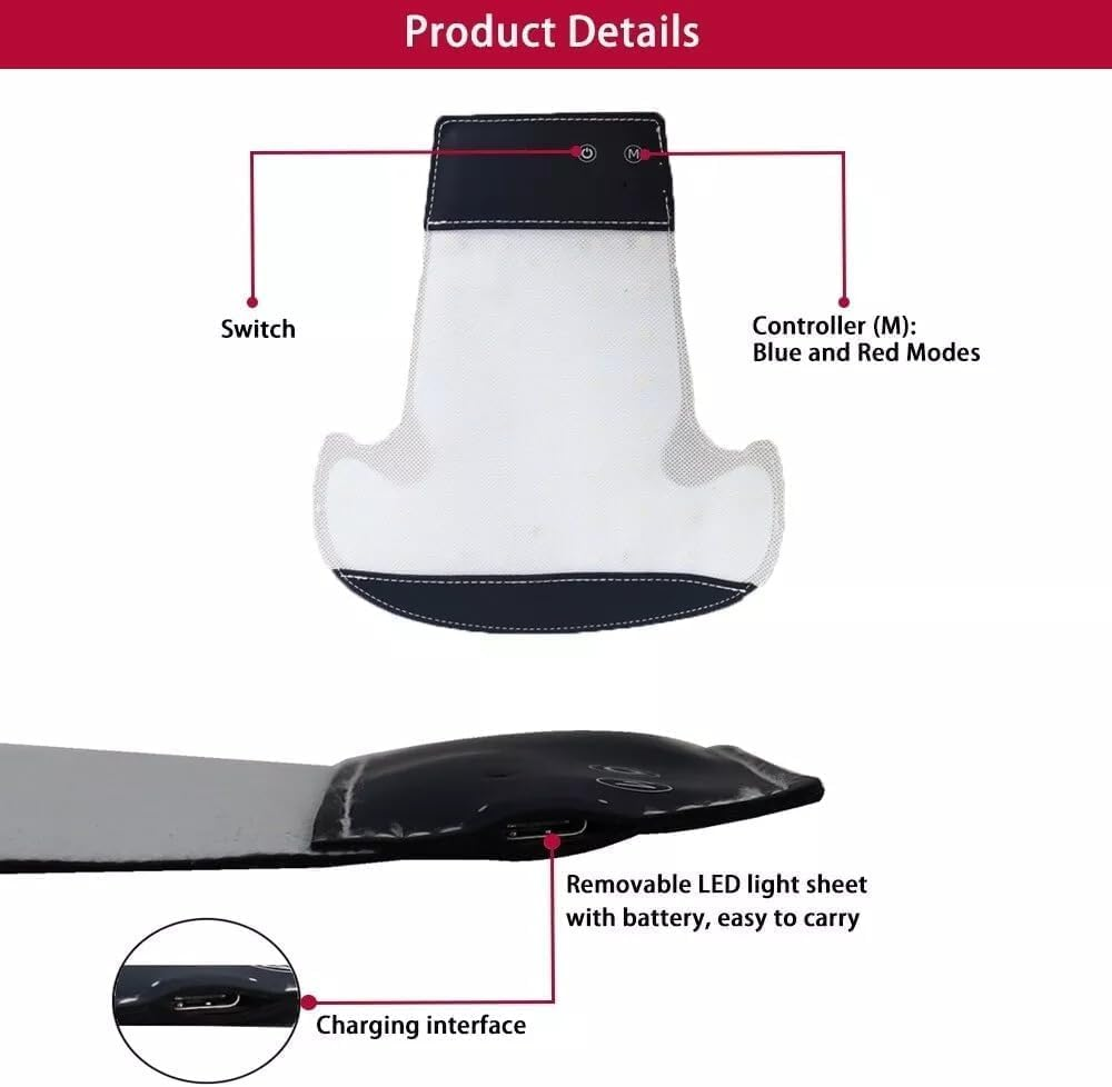 Riksam Hair Growth Cap anti Hair Loss Laser Helmet Hat Hair Regrowth Light The-Rapy image number 3