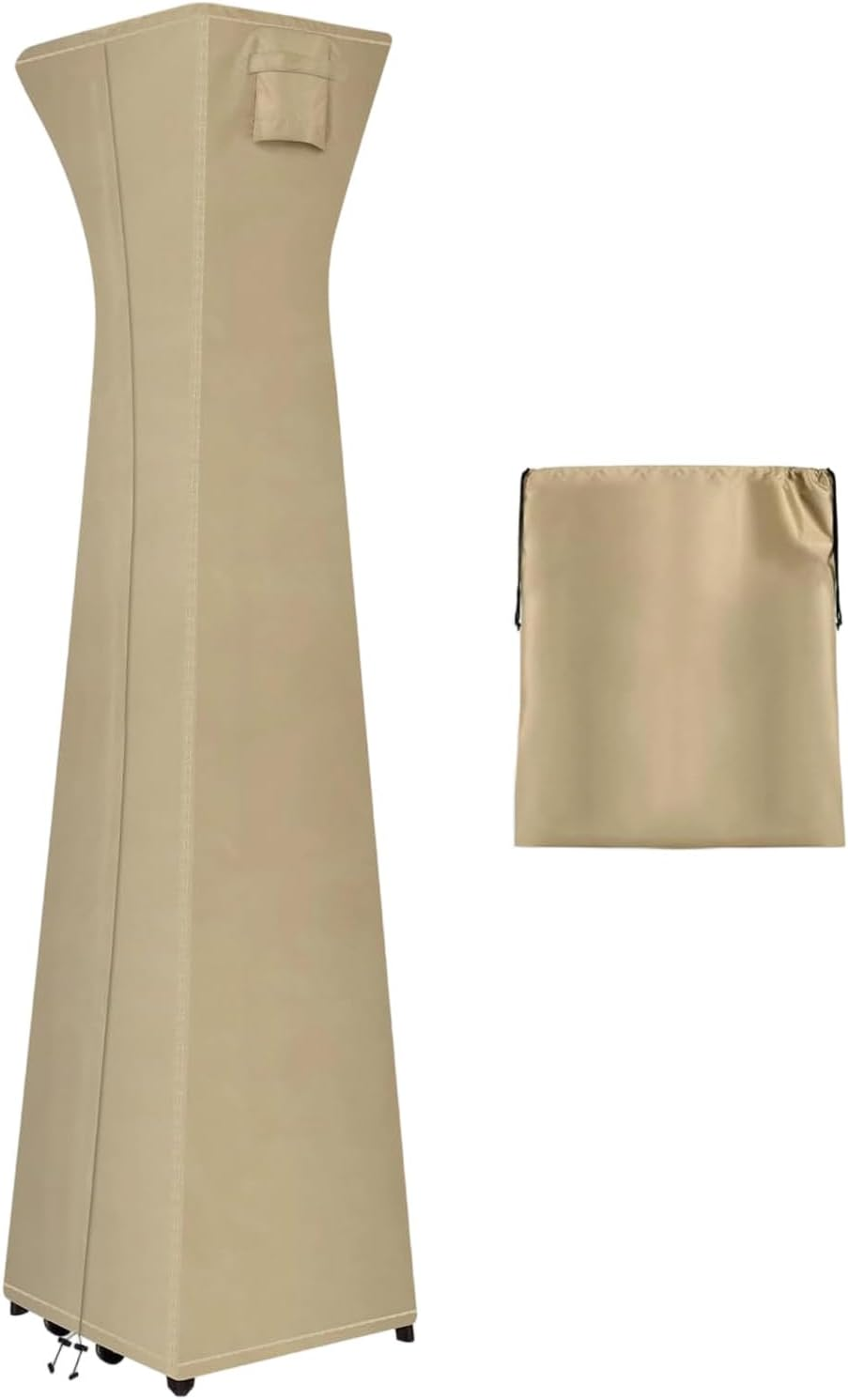 Patio Heater Cover - with Zipper Waterproof Uv-Resistant Dust-Proof Outdoor Protector,Outside Patio Heater Cover Protector - for Lawn Deck Backyard Garden Yard