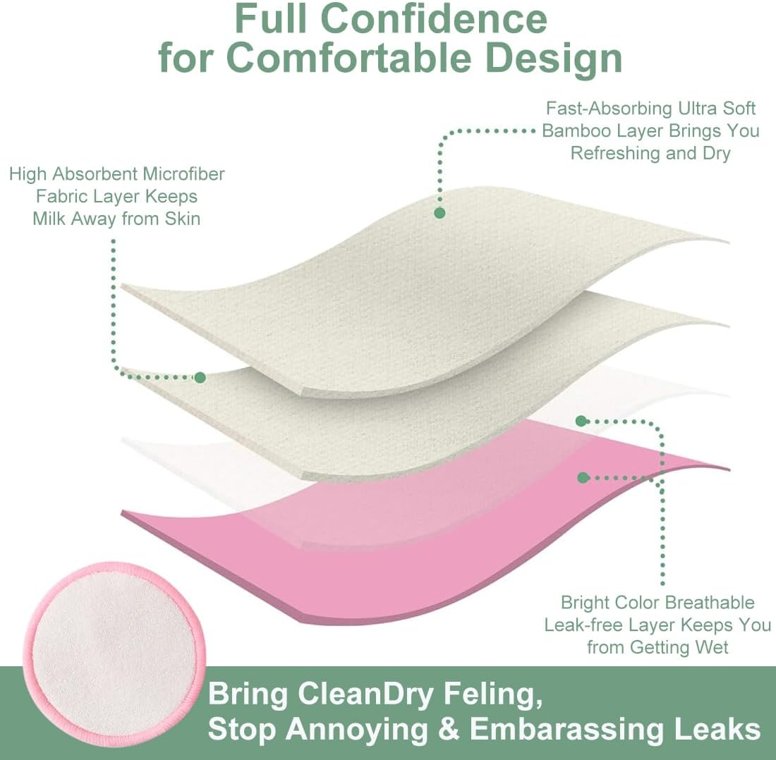 Pack of 20 Make-Up Pads Washable, Reusable Cotton Pads Made of Bamboo and Cotton, Reusable Microfibre Make-Up Pads for Facial Cleansing and Skin Care image number 5