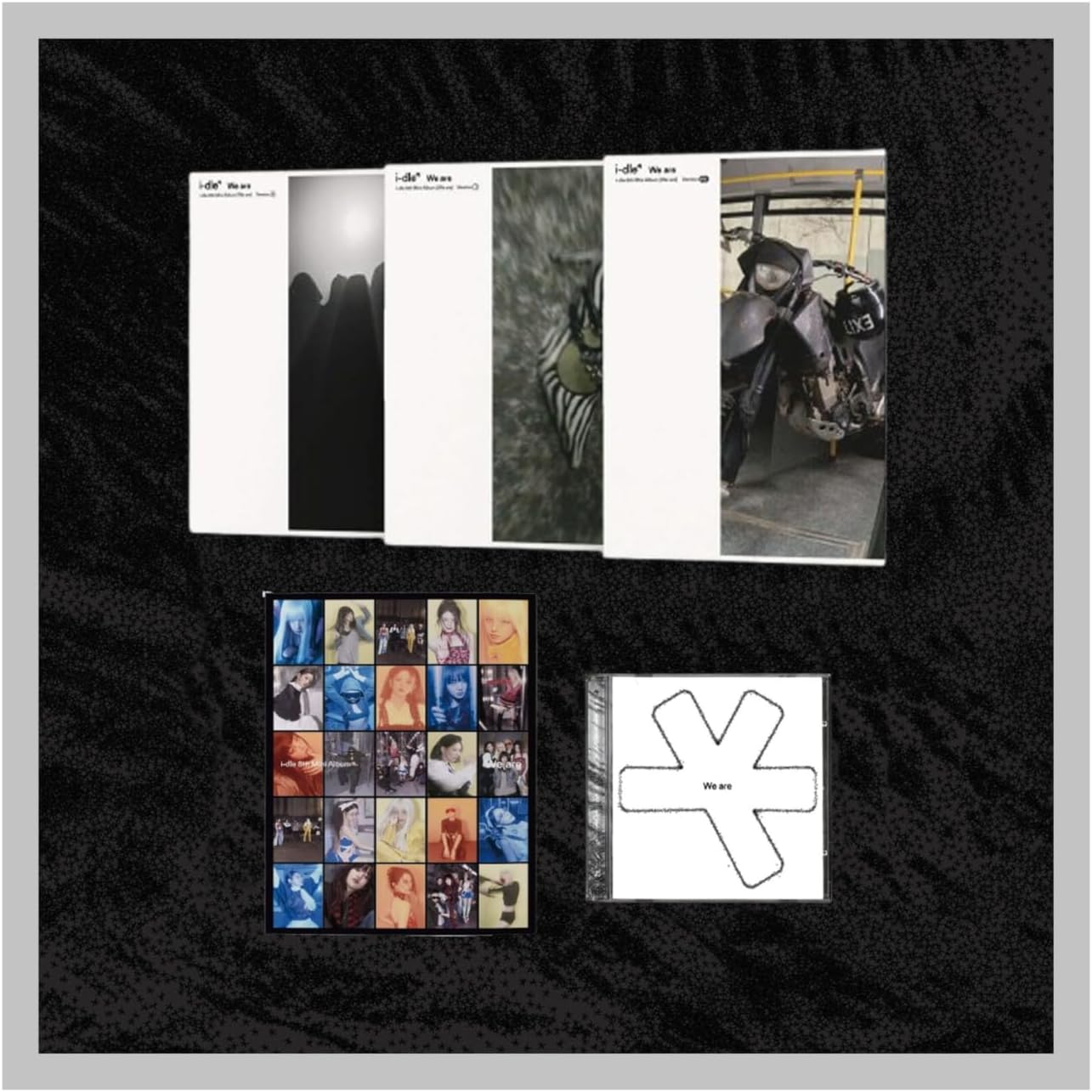 I-Dle We Are 8Th Mini Album with Tracking Sealed IDLE (2 Version Set(1 Standard+1 Jewel)) image number 2