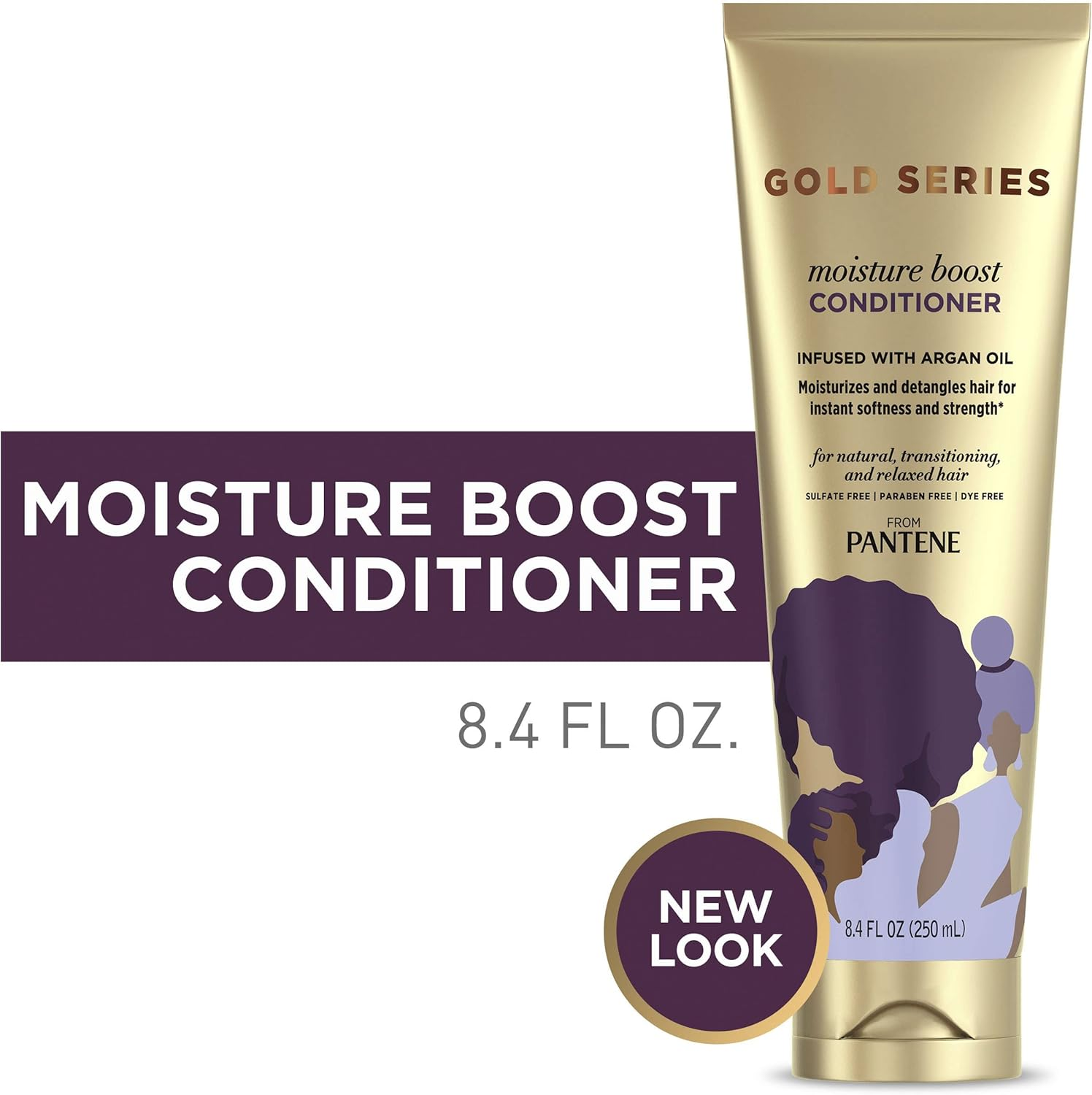 Pantene Gold Series Condition Moisture Boost 8.4 Ounce Tube (250Ml) (3 Pack)