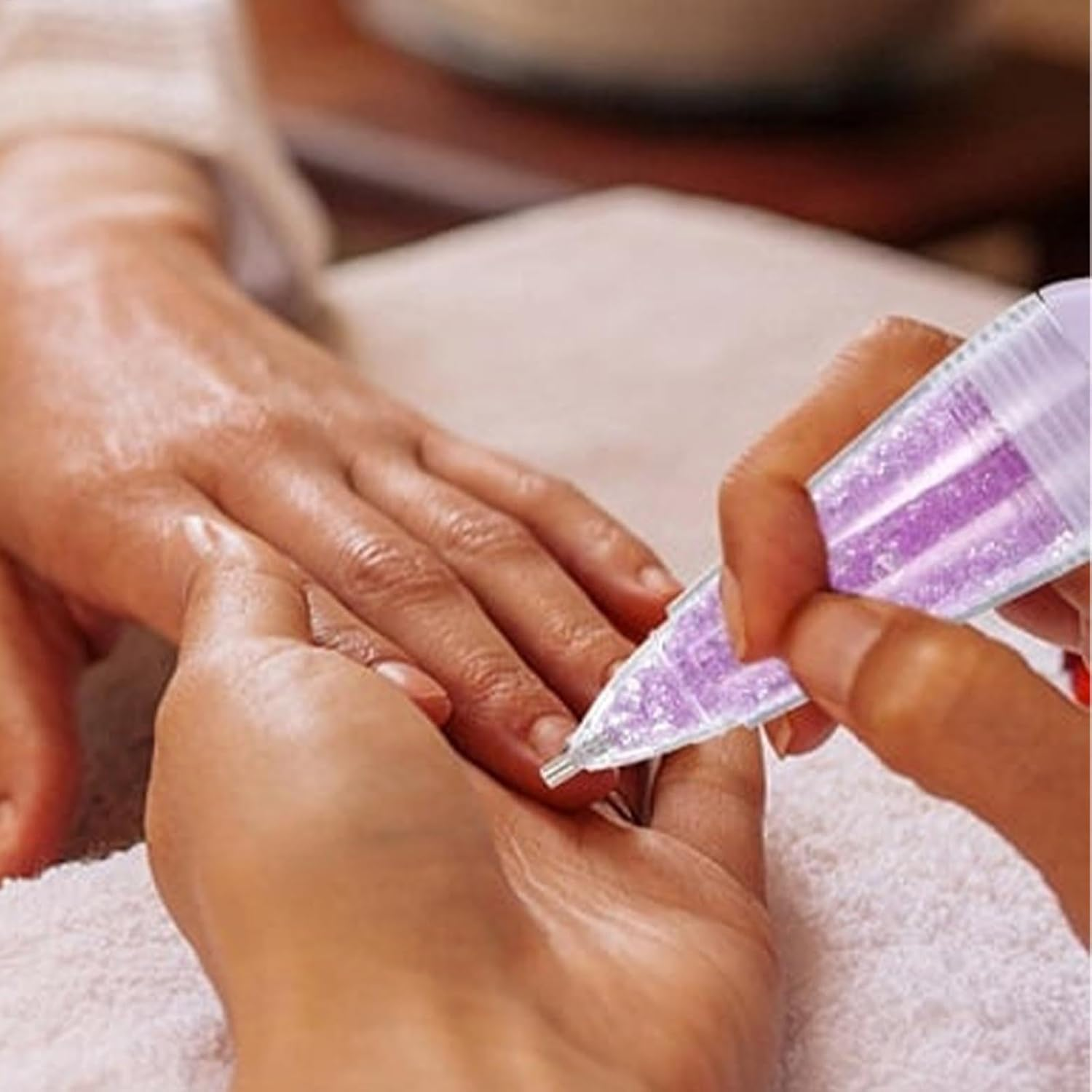 Diamond Painting Pens, Wax Pencil for Rhinestones Rhinestone Picker for Nail Gems Crystals Nail Crafts, Heads Point Drill No Wax Needed Nail Art Tool for 5D Painting or Nail Decoration image number 2