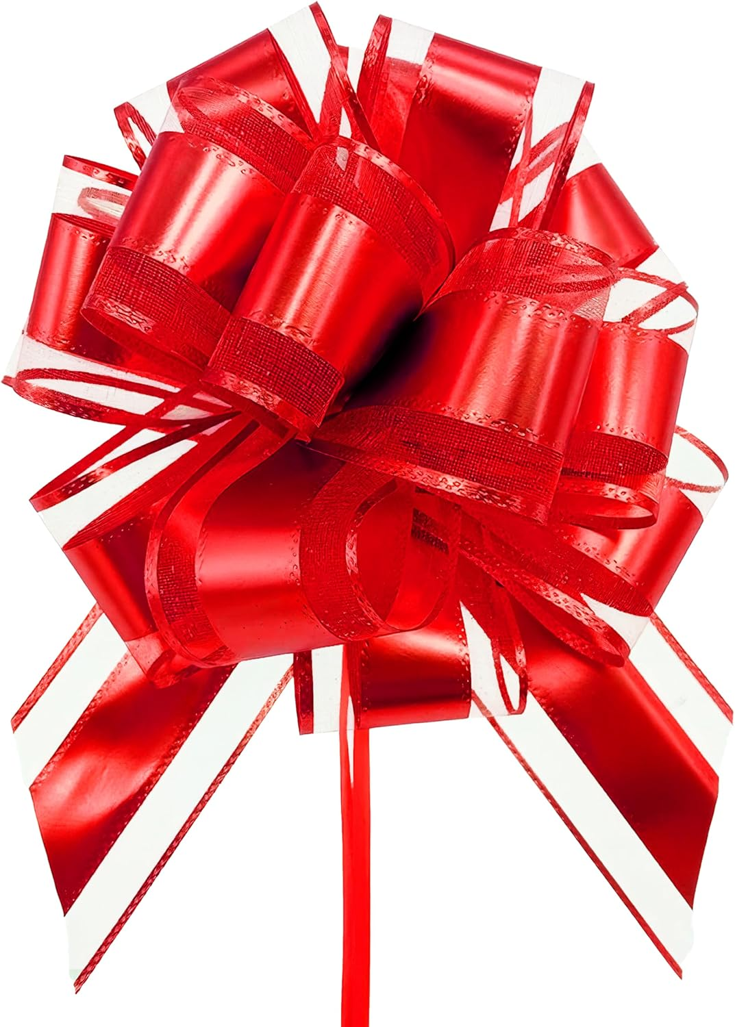 IXSIUZO 6 PCS Large Pull Bows 6 Inch Red Bows for Gift Wrapping Wedding Basket Decorated Birthday Party Christmas and Valentine'S Day Gift Decorations - Bean Green image number 7