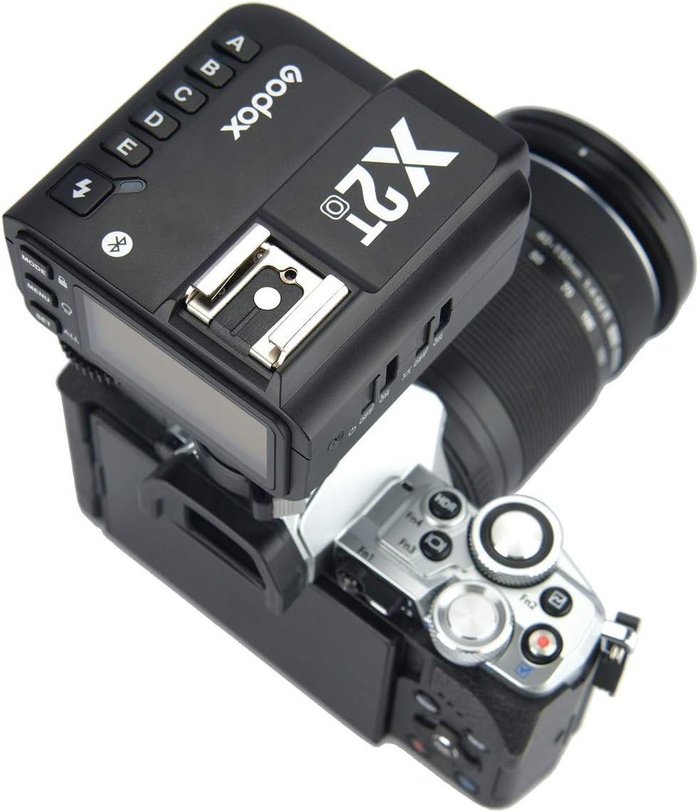 Godox X2T-O TTL Wireless Flash Trigger for Olympus, 1/8000S HSS Bluetooth Connection Supports App Controller, TCM Function, 5 Separate Group Buttons, Hotshoe Locking, AF Assist Light image number 4