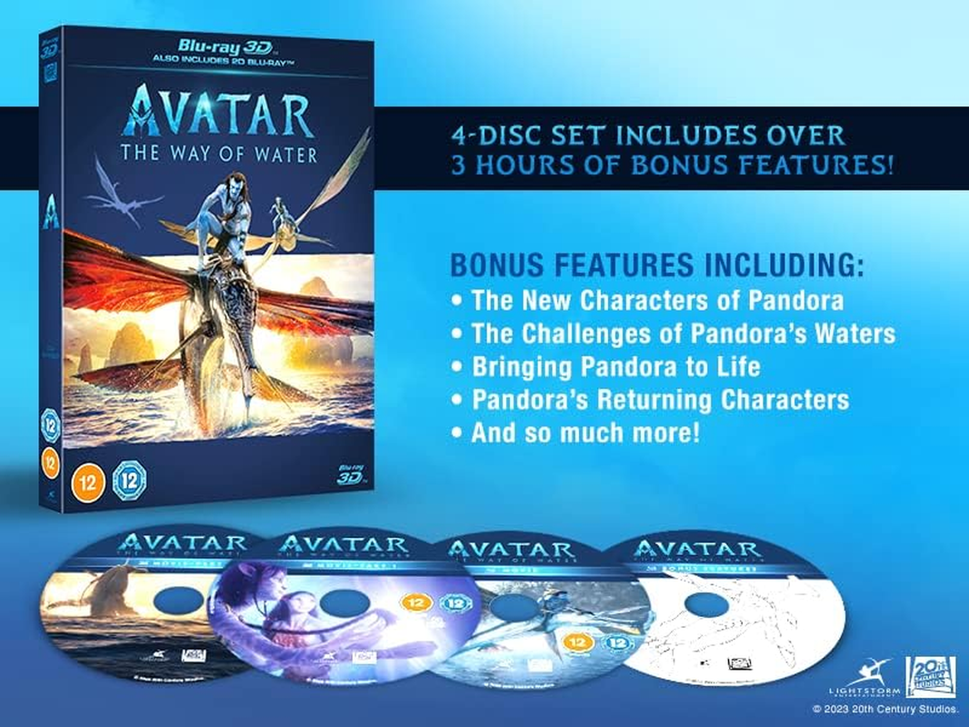 Avatar: the Way of Water 3D [Blu-Ray] [Region Free]