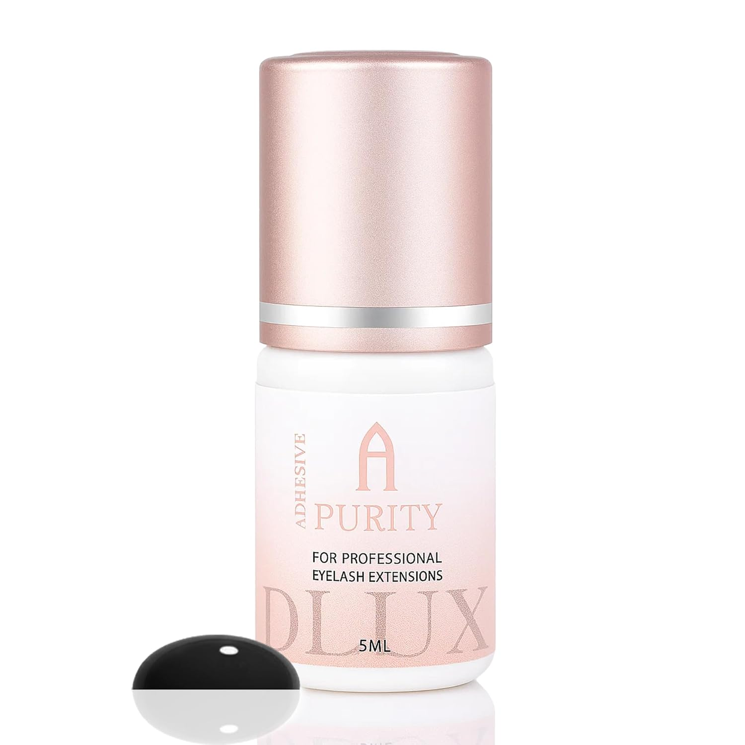 DLUX Professional Eyelash Extension Glue for Professionals - 8 Weeks Retention, 0.5 Sec Drying Time, Latex Free Semi Permanent Individual & Volume Lash Extension Glue image number 4