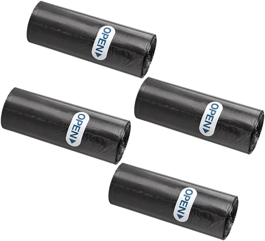 Mini Trash Bags (0.8 Gal) &ndash; Perfect for Car, Home & Office. Portable Disposable Waste Bags Fit Small Trash Cans &ndash; Essential Car Accessory for On-The-Go Cleanliness (6, Black) image number 6