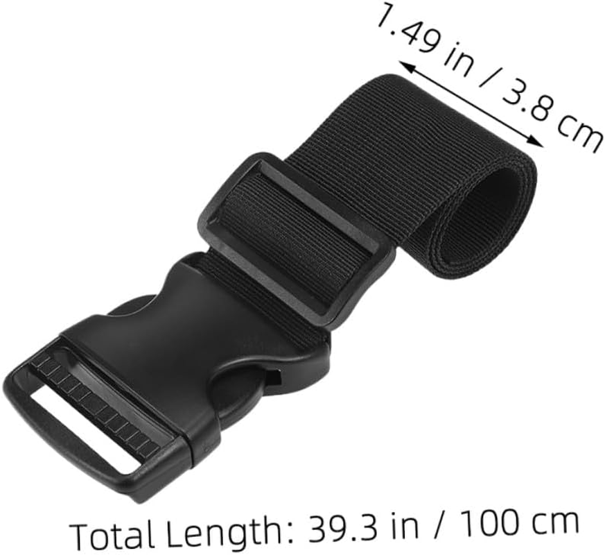 Hohopeti 2Pcs Adjustable Luggage Straps High-Strength Buckle Travel Belt for Suitcases Backpacks Outdoor Packing Security Gear image number 4