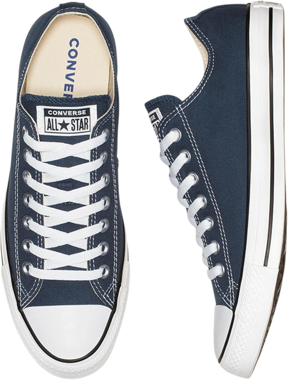 Converse Mens Chuck Taylor All Star Navy Low Lace up Casual Shoe 10 image number 1