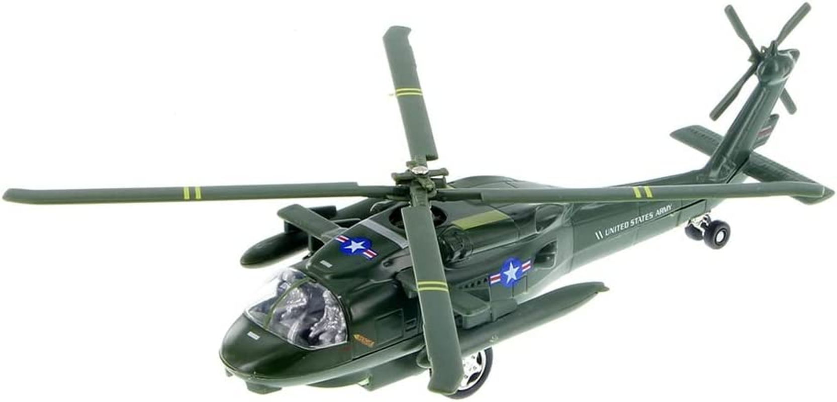 Playmaker Toys 10" Blackhawk Helicopter Die Cast Model Toy (Colors May Very) image number 2