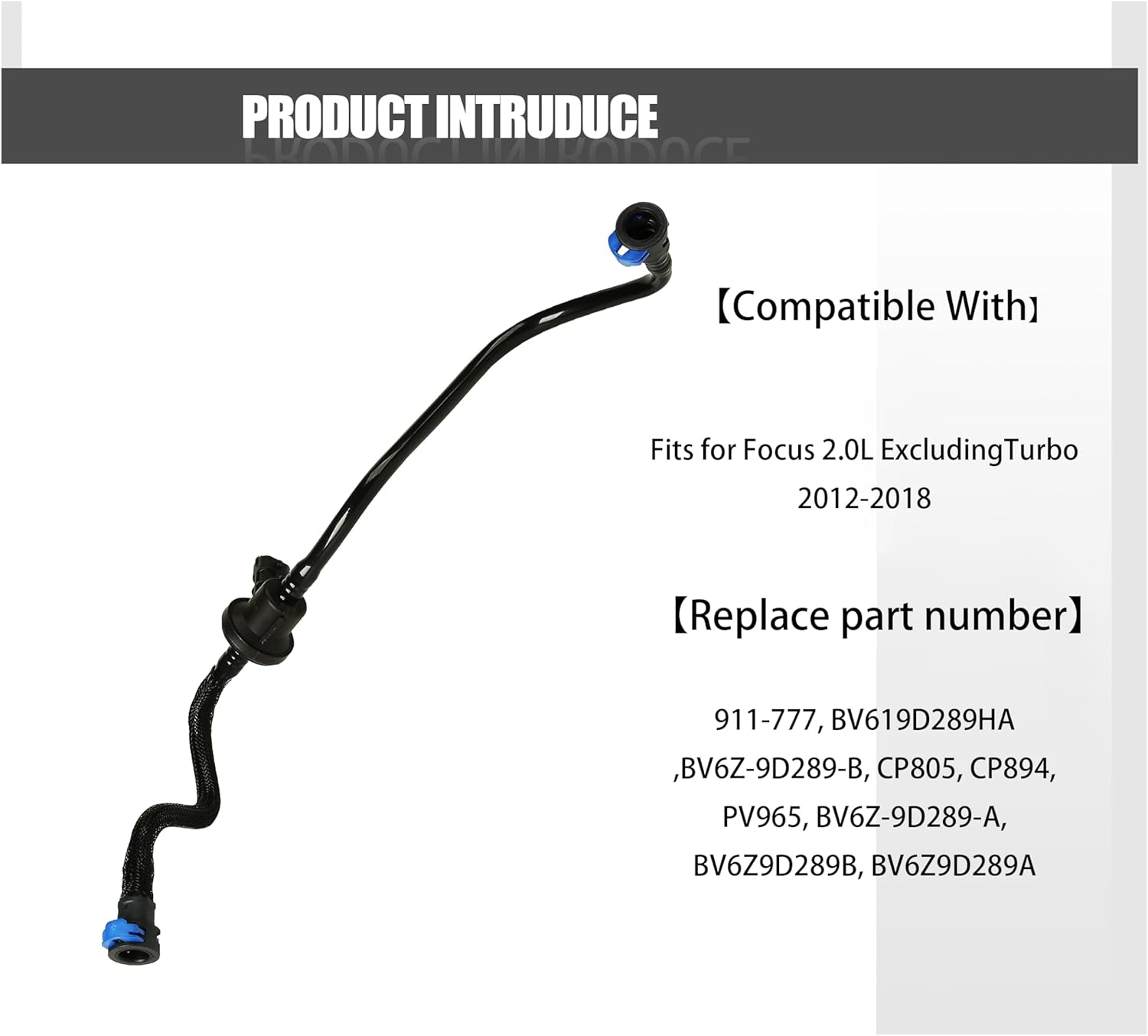 FITIPICI 911-777 Vapor Canister Purge Valve Compatible with Focus 2.0L 2012-2018