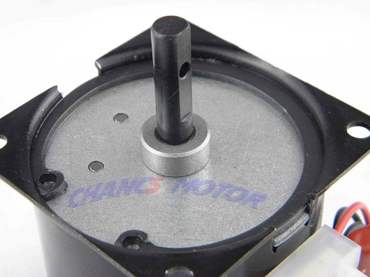 60KTYZ Synchronous Gear Box Motor AC 220V 1.2R/Min CW/CCW High Torque Gearbox Electric Motor Contaolable Directioni 18W for Double Power Switch and Electric image number 1