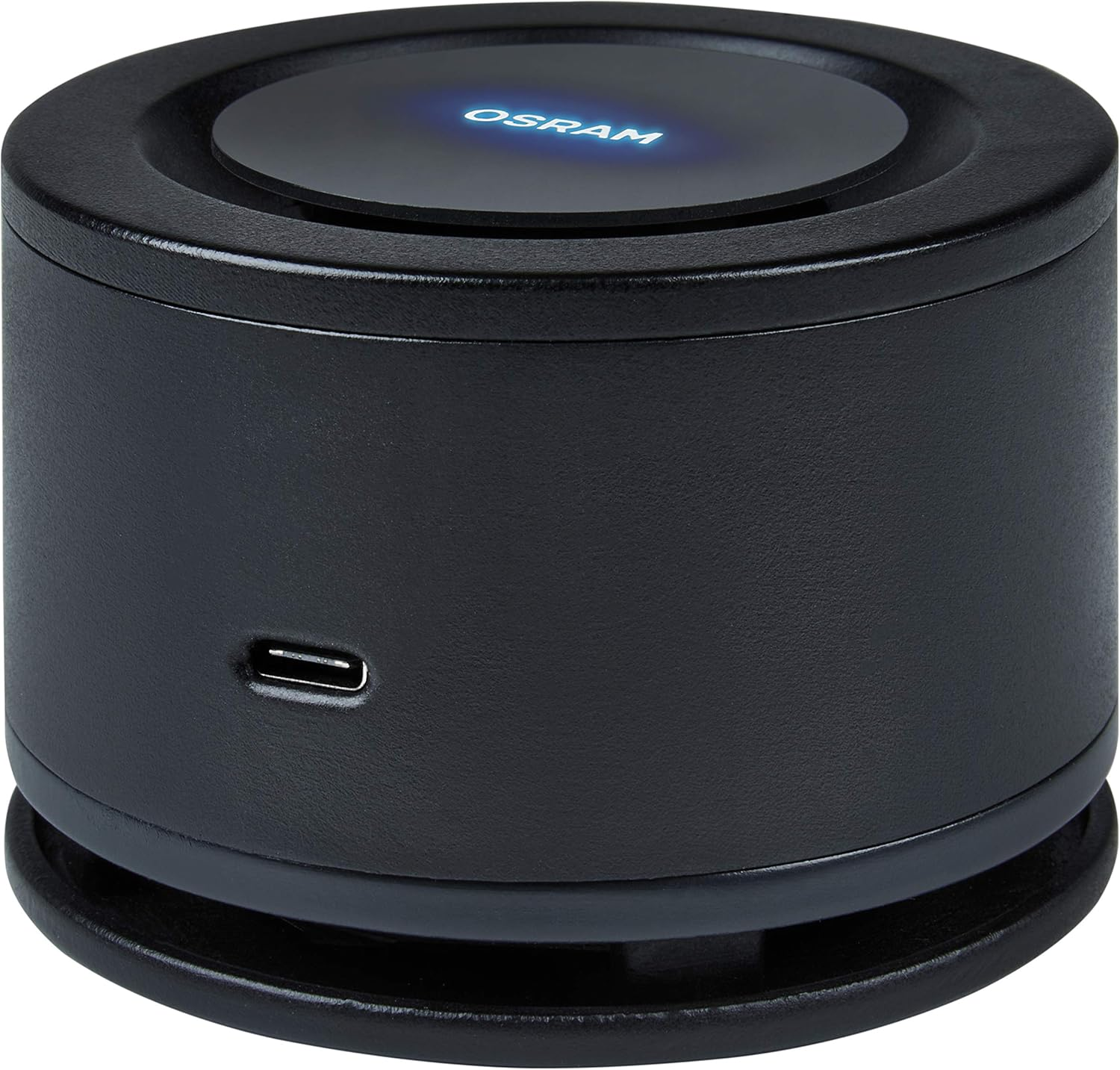 OSRAM LEDAS101 Airzing Mini Air Purifier, Car Air Purifier with USB Port, Destroys Viruses and Bacteria in the Vehicle up to 99 Percent, High-Tech Tio2 Filter plus UVA LED Light, Black