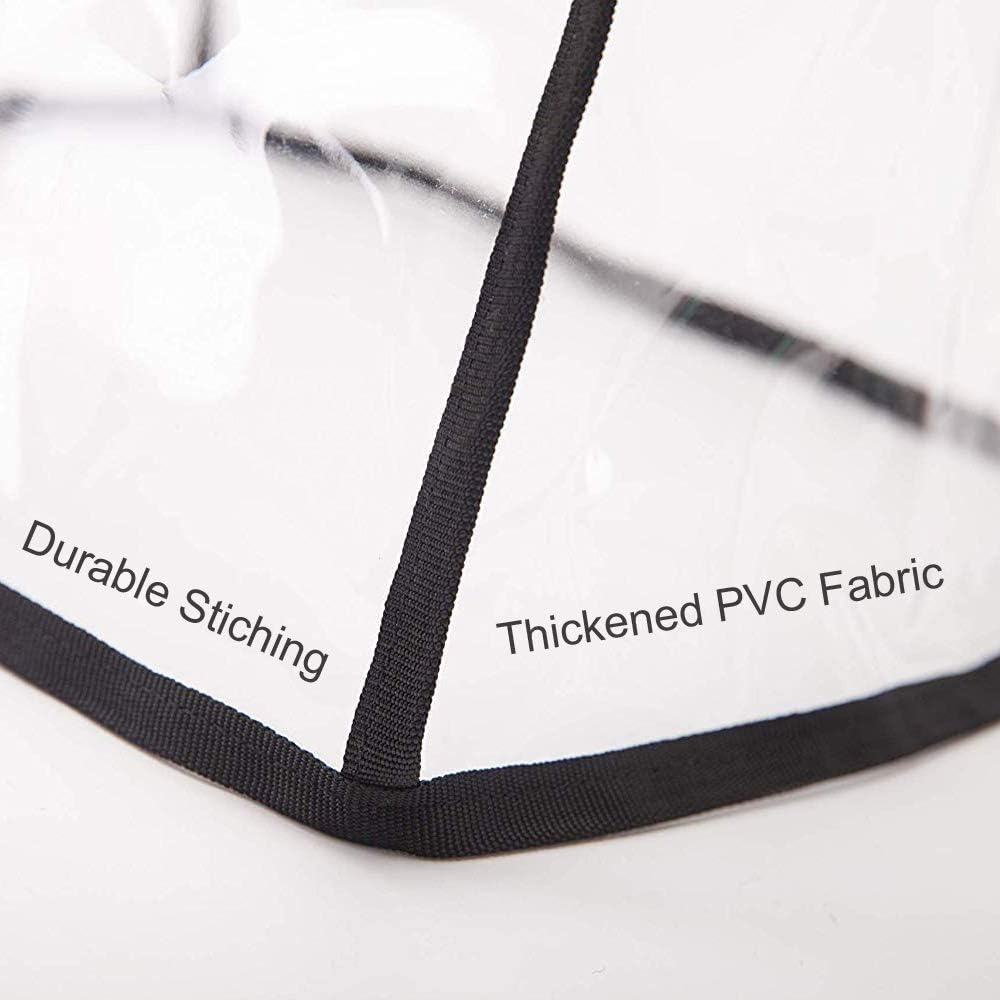 Transparent Cover for Kitchenaid Stand Mixer, Large Size Covers with Organizer Bag Compatible 4.5-6 Quart Kitchenaid Mixer, Fits All Tilt Head & Bowl Lift Models(Clear) - Red/4.5-6 Quart image number 7