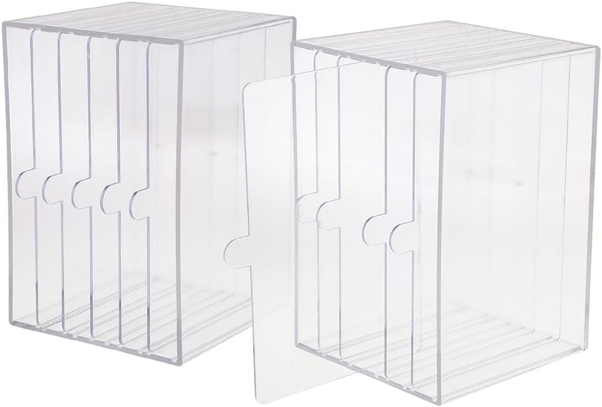 Eigell 2 Sets Acrylic Box Containers Case Practice Display Stand Acrylic False Nails Tips Holder and Shop image number 3