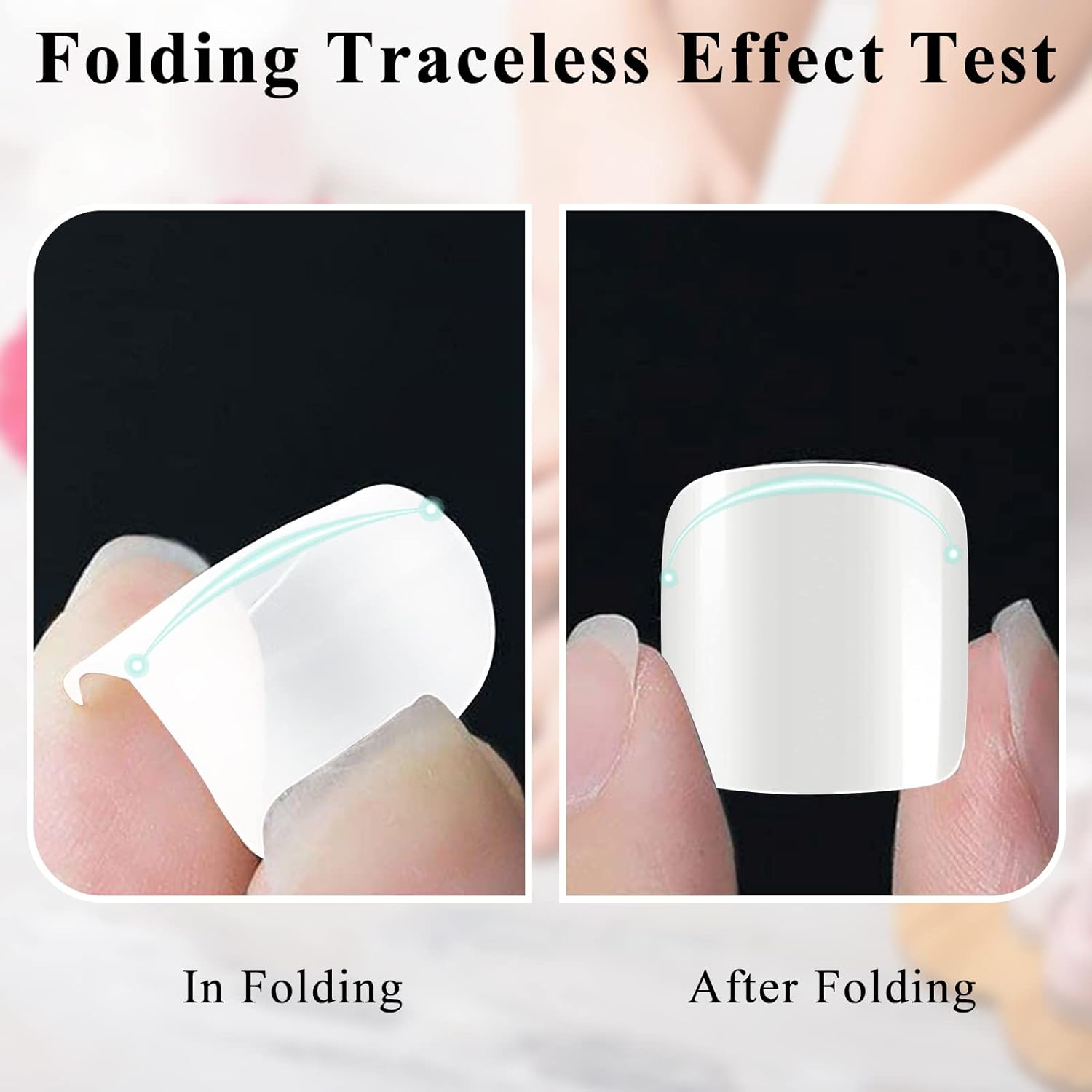 100 Pcs Fake Toenails - 10 Different Sizes Natural Toe Nails False with Glue, Cuticle Pusher and Organizer for Nail DIY and Nail Salon image number 1