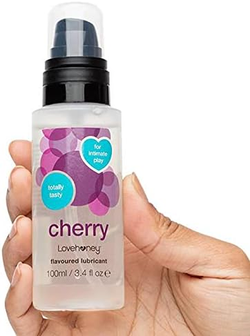 Lovehoney Cherry Flavoured Lube - Water Based Lube Gel - Fruity Lubricant - 100Ml image number 2