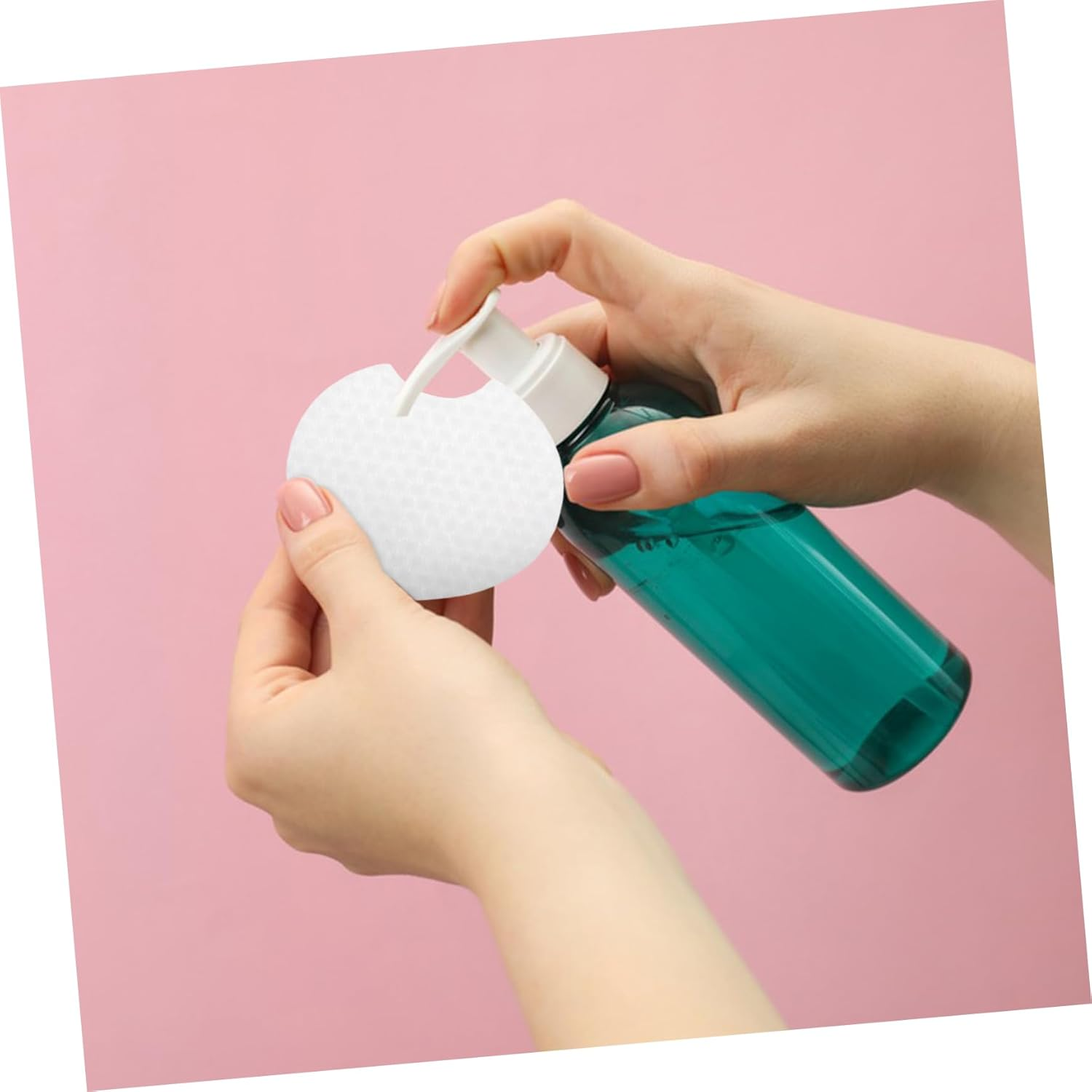 300Pcs Cotton Pads Nonwoven Pads for Gentle Face Exfoliation for Skincare Routine image number 4