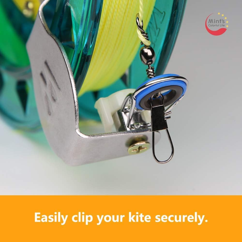 Kite String Reel Winder 7Inches Dia with 600 Ft Line (60 Lbs) for Kids Teens and Women image number 3