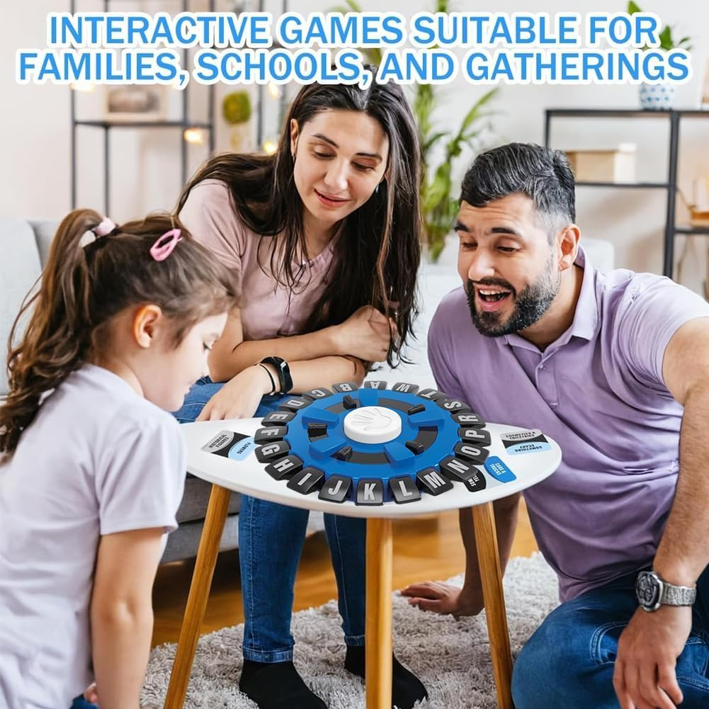 Board Games，Tapple Word Game，Family Board Game, Educational Puzzle Game，Letter Game, Think Words Interactive Board, Perfect Plaything for Family and Friends Party，Portable Packaging image number 1