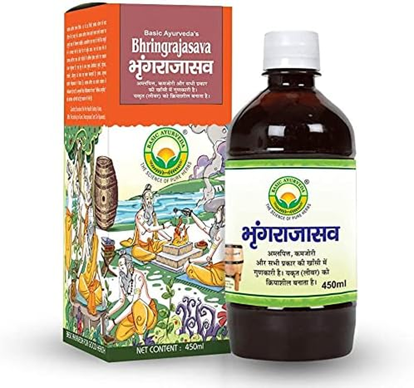 Mystic Basic Ayurveda Bhringarajasava 450 Ml image number 4